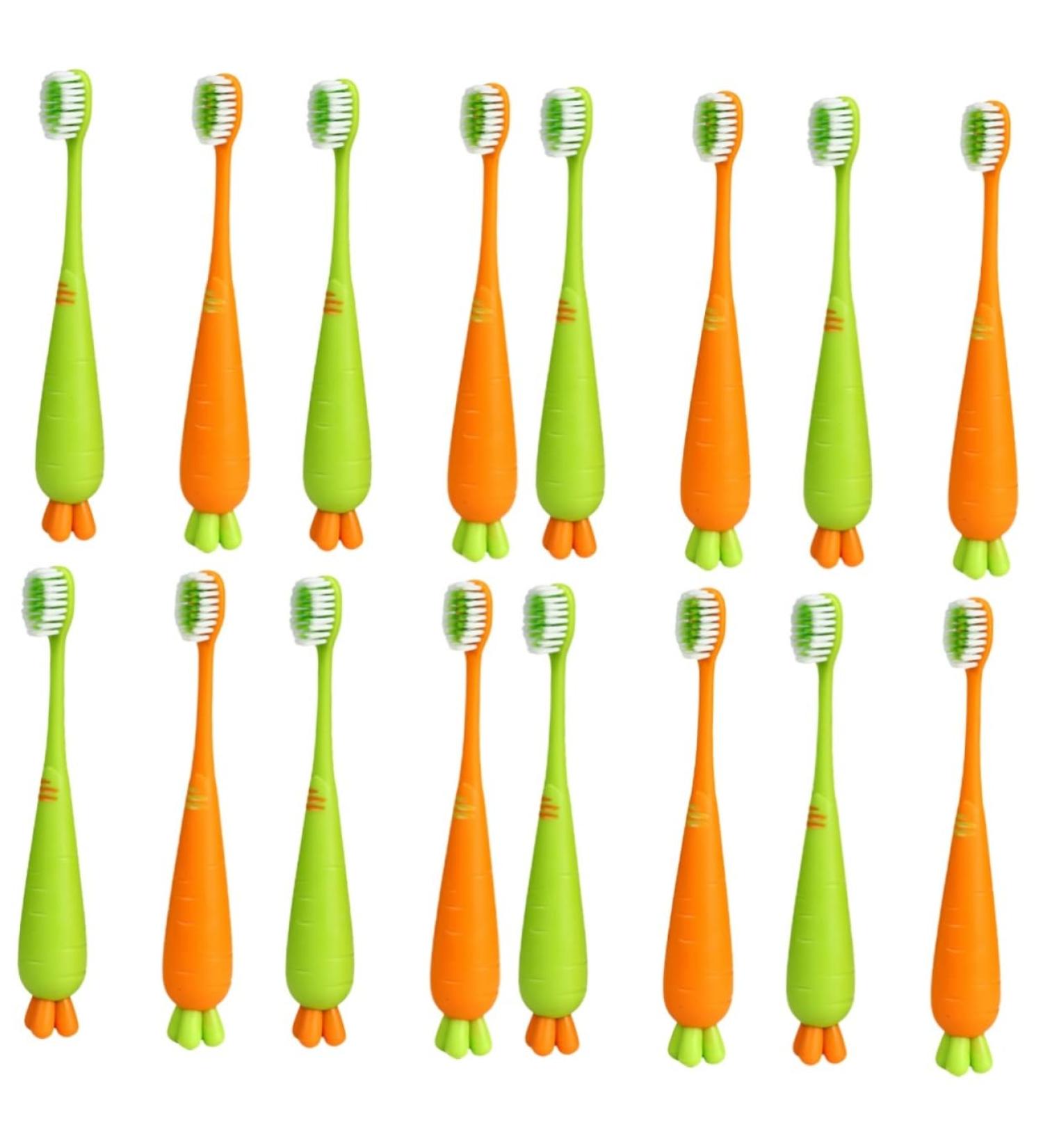 Minkissy 16 STK Children s Toothbrush Set - Toddler Hair Brushes & Travel Tooth Cleaning Tools - Buy Online on GoSupps.com