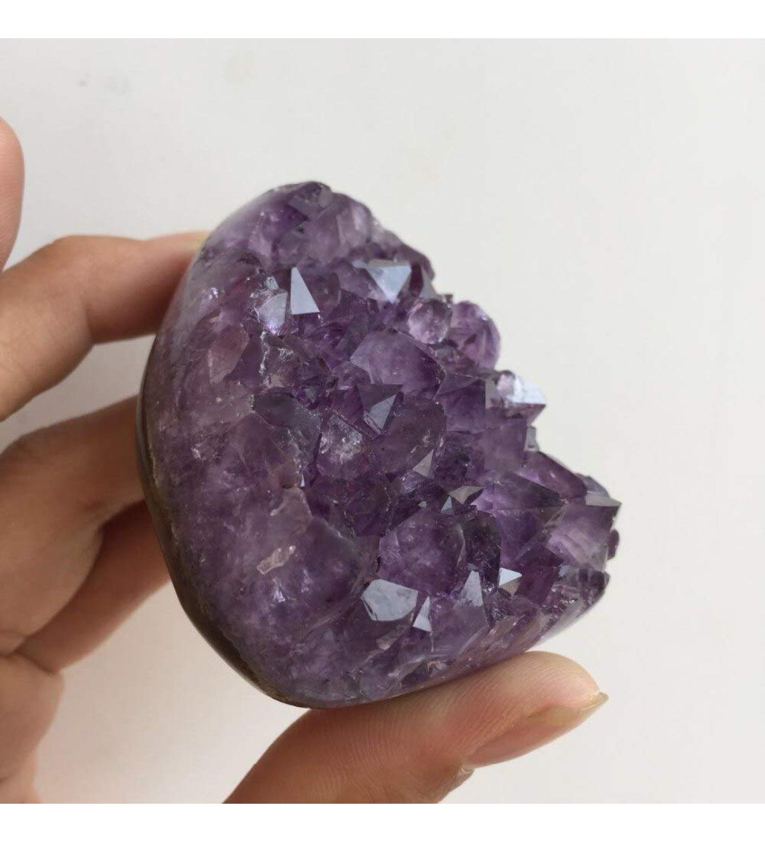 Natural Crystal Rough Mini raw Natural Dark Purple Amethyst Quartz Crystal Gemstone Crystal Cluster Specimen Home Decor Brazil - Buy Online on GoSupps.com