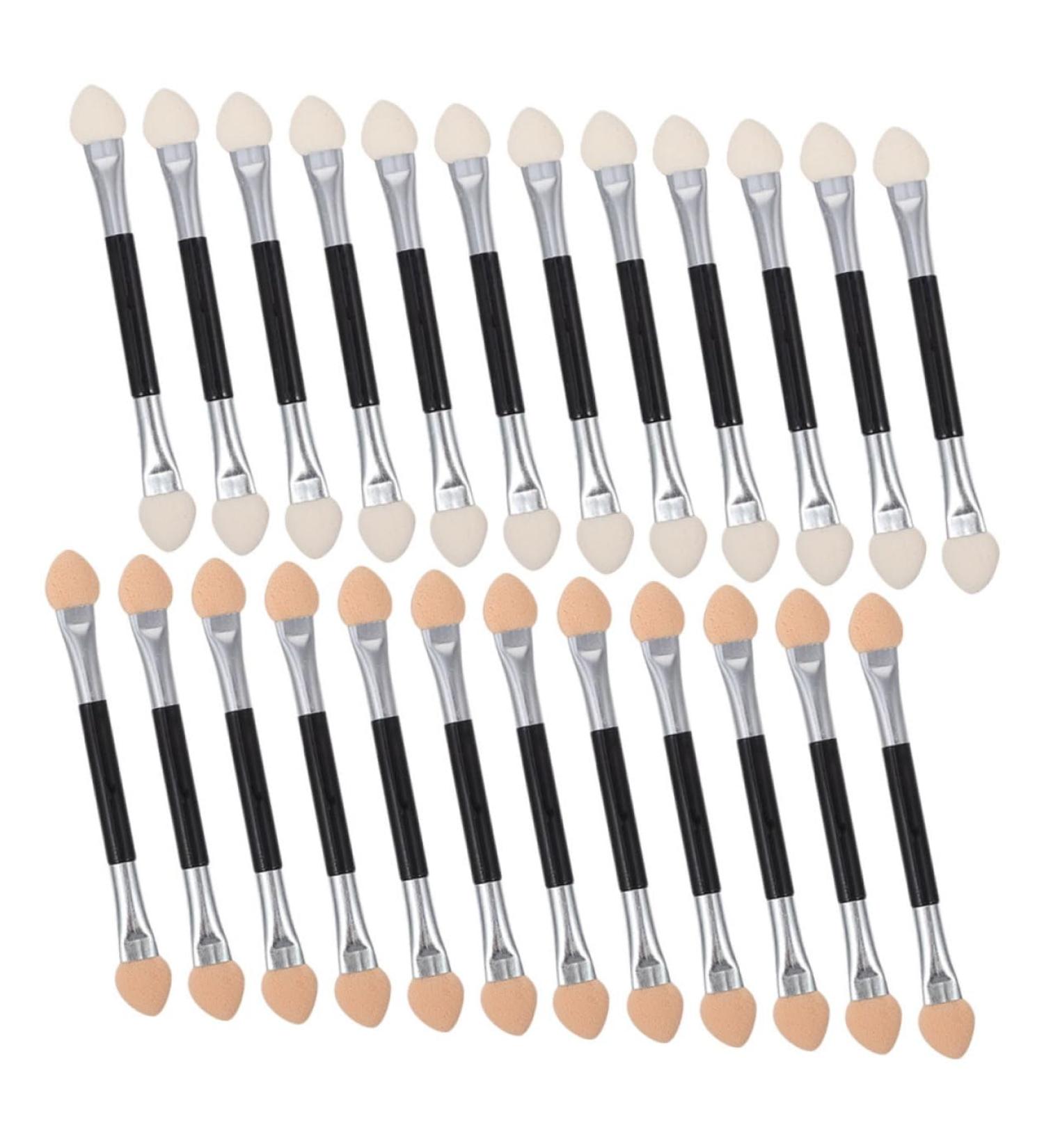 HAPINARY 24pcs Latex Eye Shadow Stick Eye Shadow Brush Eye Shadow Applicator Double Sided Eyeshadow Aluminum - Buy Online on GoSupps.com