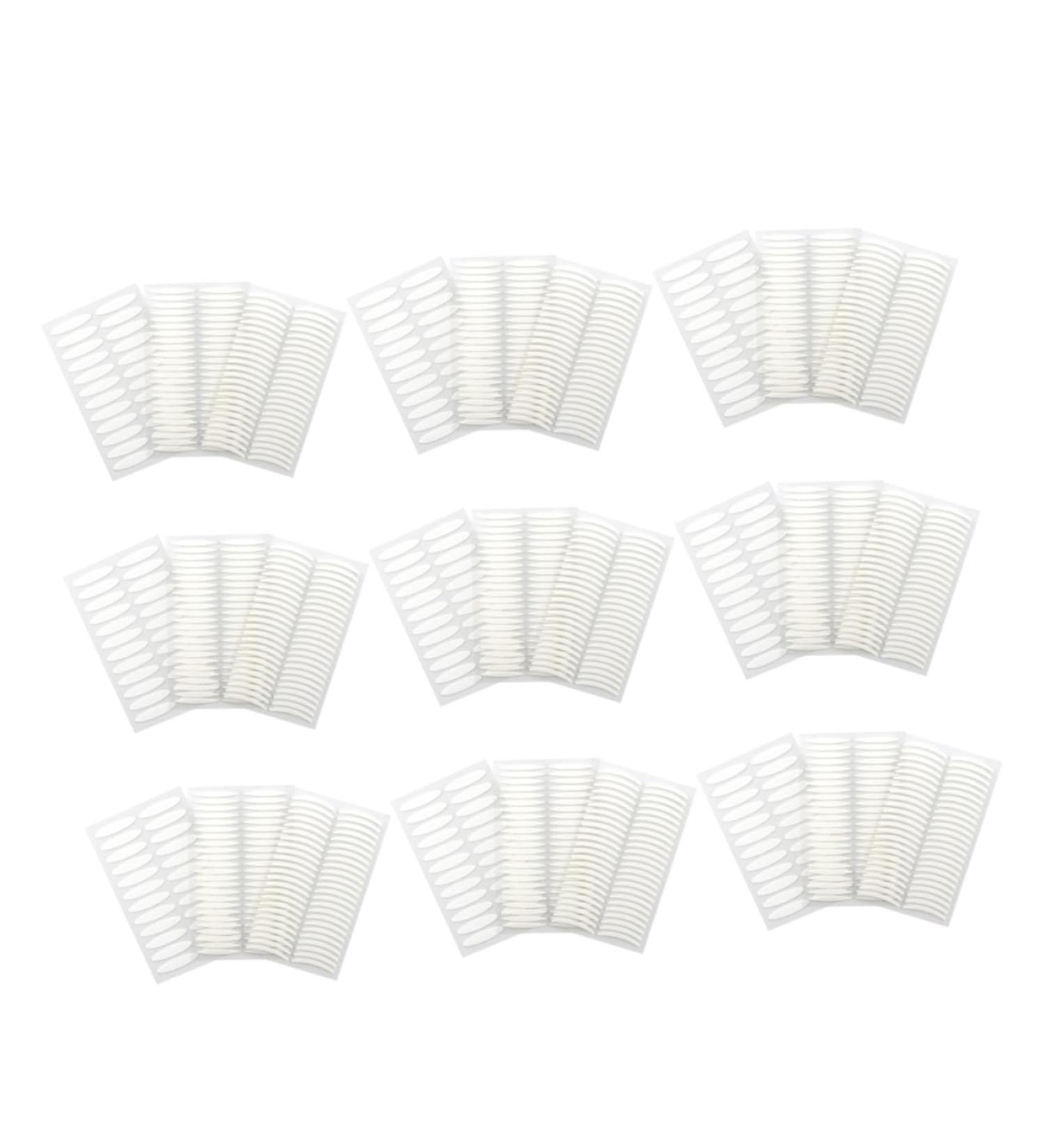 FRCOLOR 60 Sheets Makeup Breathable Lace Eyelid Double Eyelid Tape Fold Eyelid Shadow Decals Eyelid Lift Strip Instant Transparent Stickers Clear Tape Eye Makeup Stickers Man Natural White Size 1 White - Buy Online on GoSupps.com