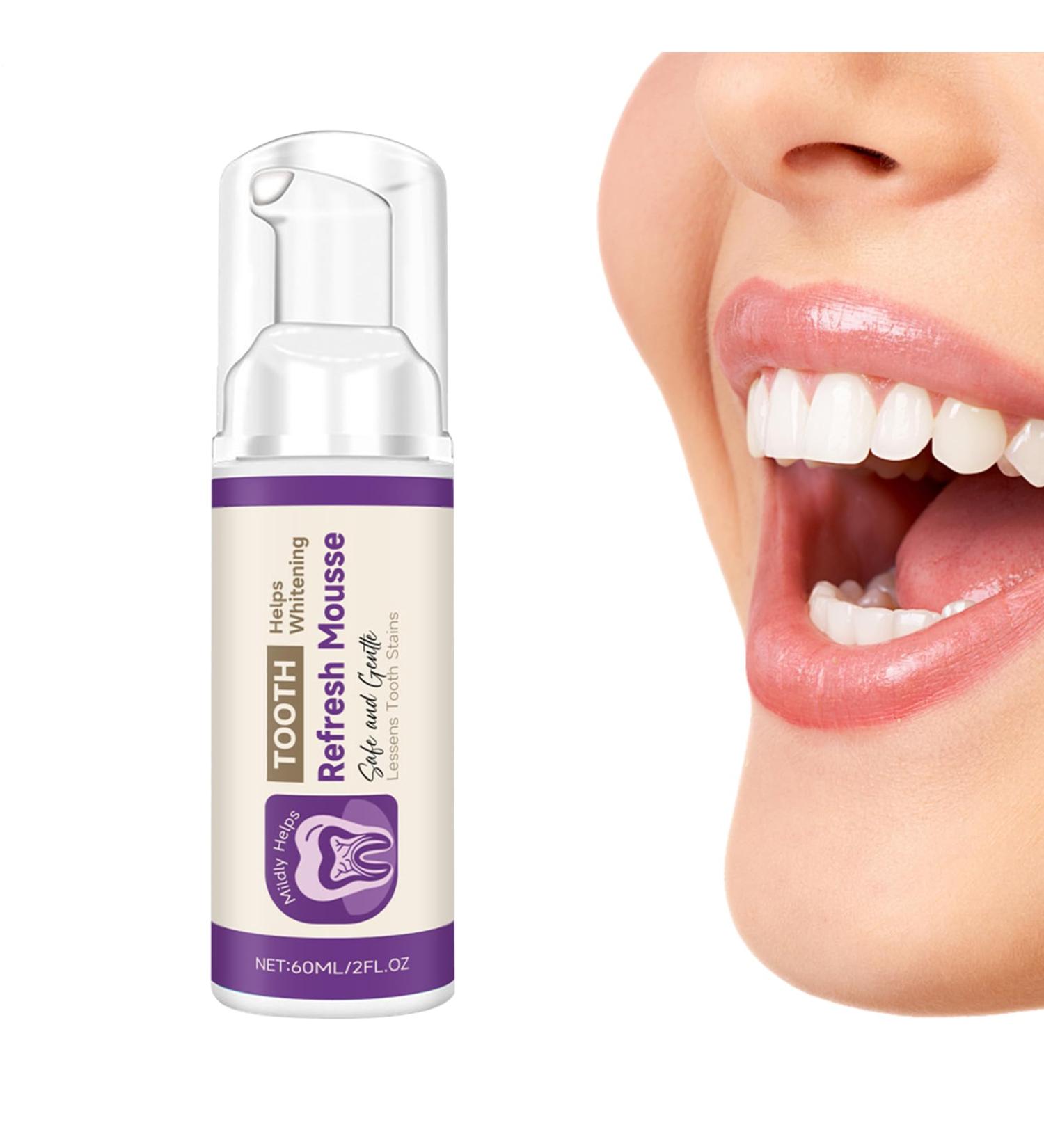  Generisch Foaming toothpaste - 60 ml - Removes stains - For men and women - On the go at home morning evening routine - Buy Online on GoSupps.com