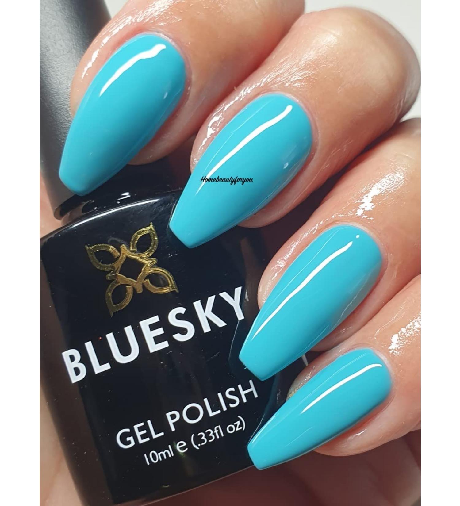 Bluesky GEL NAIL POLISH BLUE TURQUOISE COLOR BACKDOOR WAVE SPRING SUMMER COLOR SOLO SS 2115 UV LED Soak Off 10ml (Requires Drying under UV/LED Lamp) - Buy Online on GoSupps.com