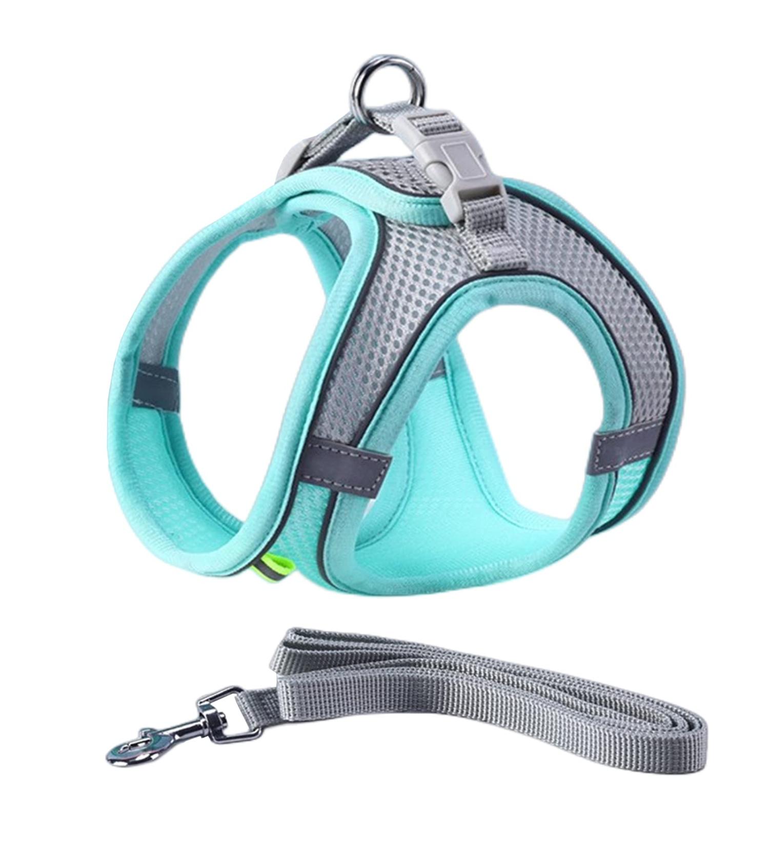 ORYEDA Cat Harness and Leash Set Escape Proof Kitten Walking Vest for Small Medium Cats Easy Control Outdoor Harness Adjustable Breathable Pet Clothes with Reflective Strips Green Medium Medium Green - Buy Online on GoSupps.com