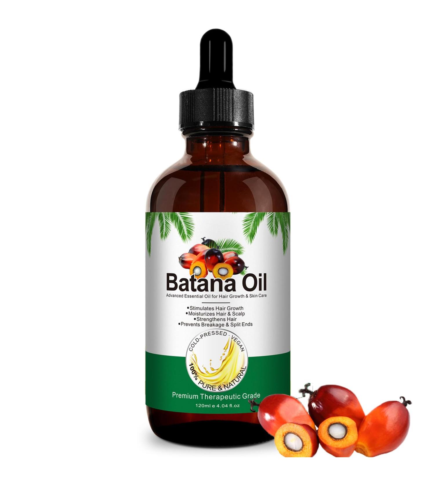  PLOBRT Batana Cold-Pressed Hair Oil 120 ml stimulates hair growth pure batana oil to moisturize and repair dry damaged hair and for skin care - Buy Online on GoSupps.com