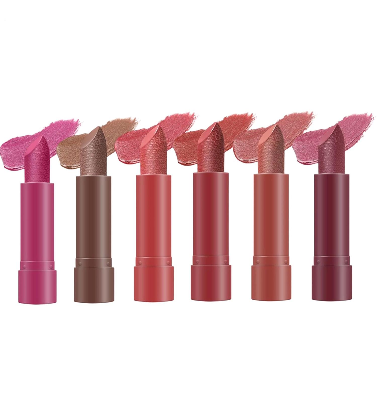 Iridescent Lipstick - Waterproof Lip Tint - Waterproof Lip Stain 6-Pack for Women and Girls Long-Lasting Moisturizer - Buy Online on GoSupps.com
