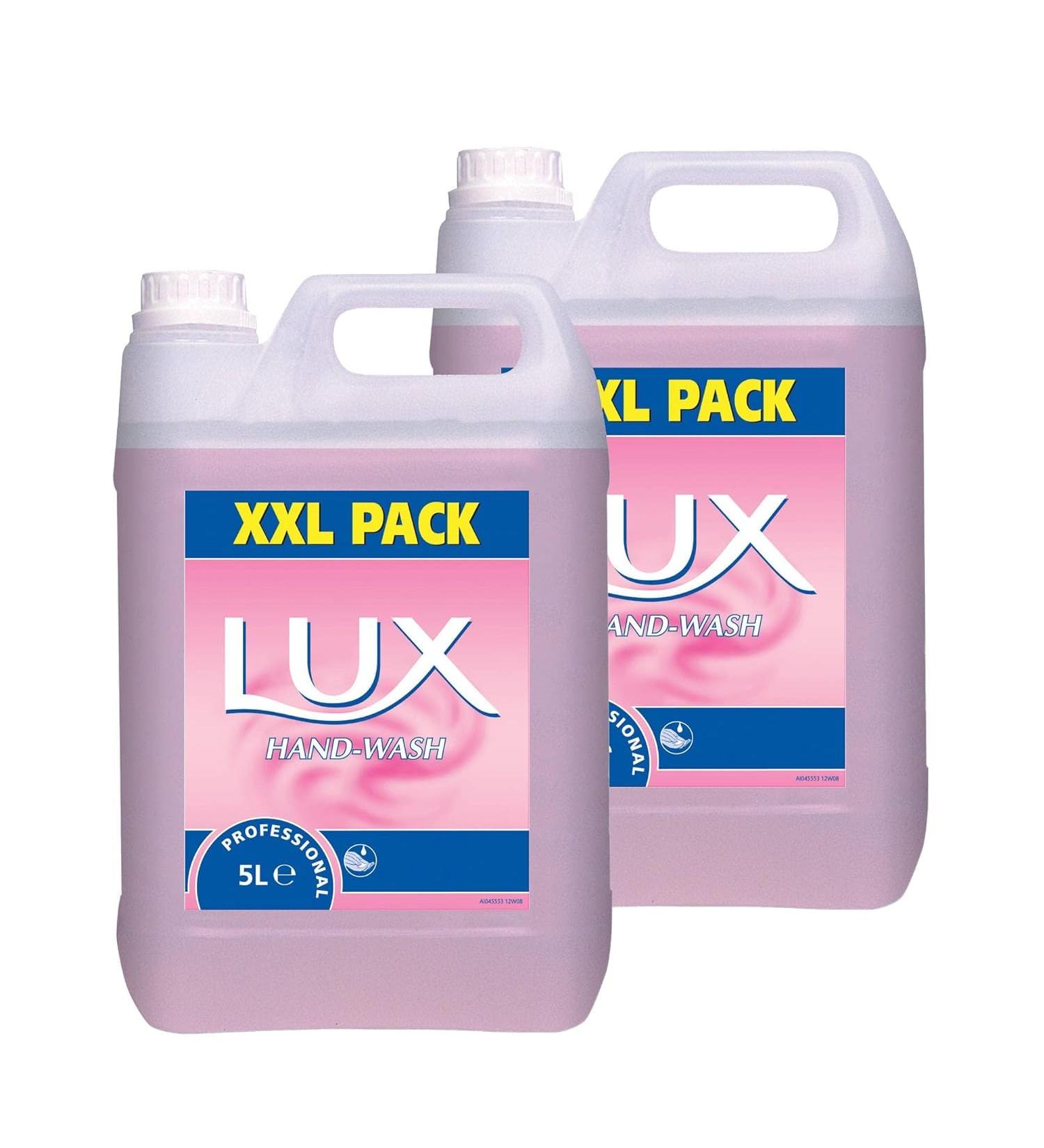 Lux Professional Hand Soap - Skin-Friendly Hand Care 2x5L Canister | Gentle & Hygienic Cleaning - Buy Online on GoSupps.com