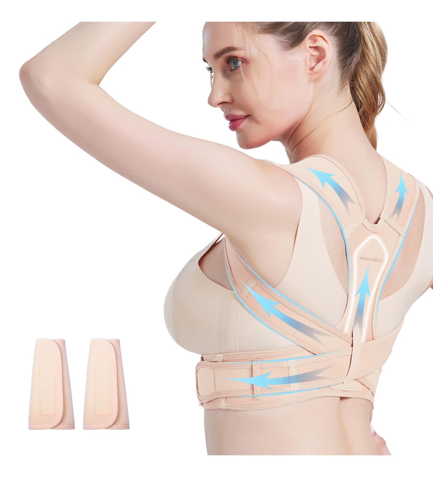 Women's Adjustable Back Brace for Posture Correction and Pain Relief - Small/Medium 27-37 - Buy Online on GoSupps.com