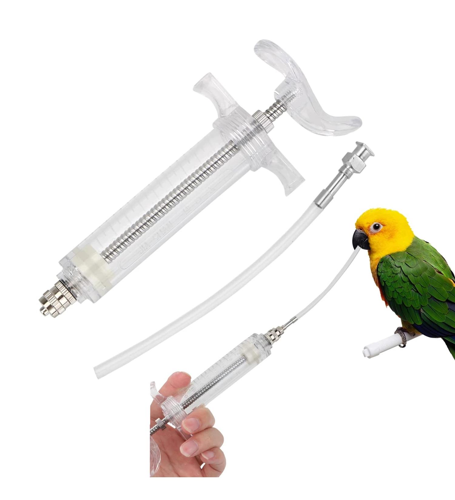 Podanfamty Hand Baby Birds Feeding Accessories - 2pcs Pipage Spraying Pipes for Small Pets (20ml) - Ideal for Bird Care & Hand Feeding - Buy Online on GoSupps.com