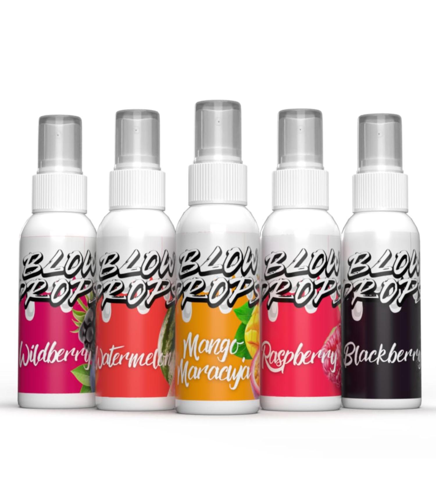 Blowdrops Top 5 Set - 5 x 30ml Flavor Spray | Vegan & Natural Body Flavor for Lovemaking | Shop Internationally! - Buy Online on GoSupps.com