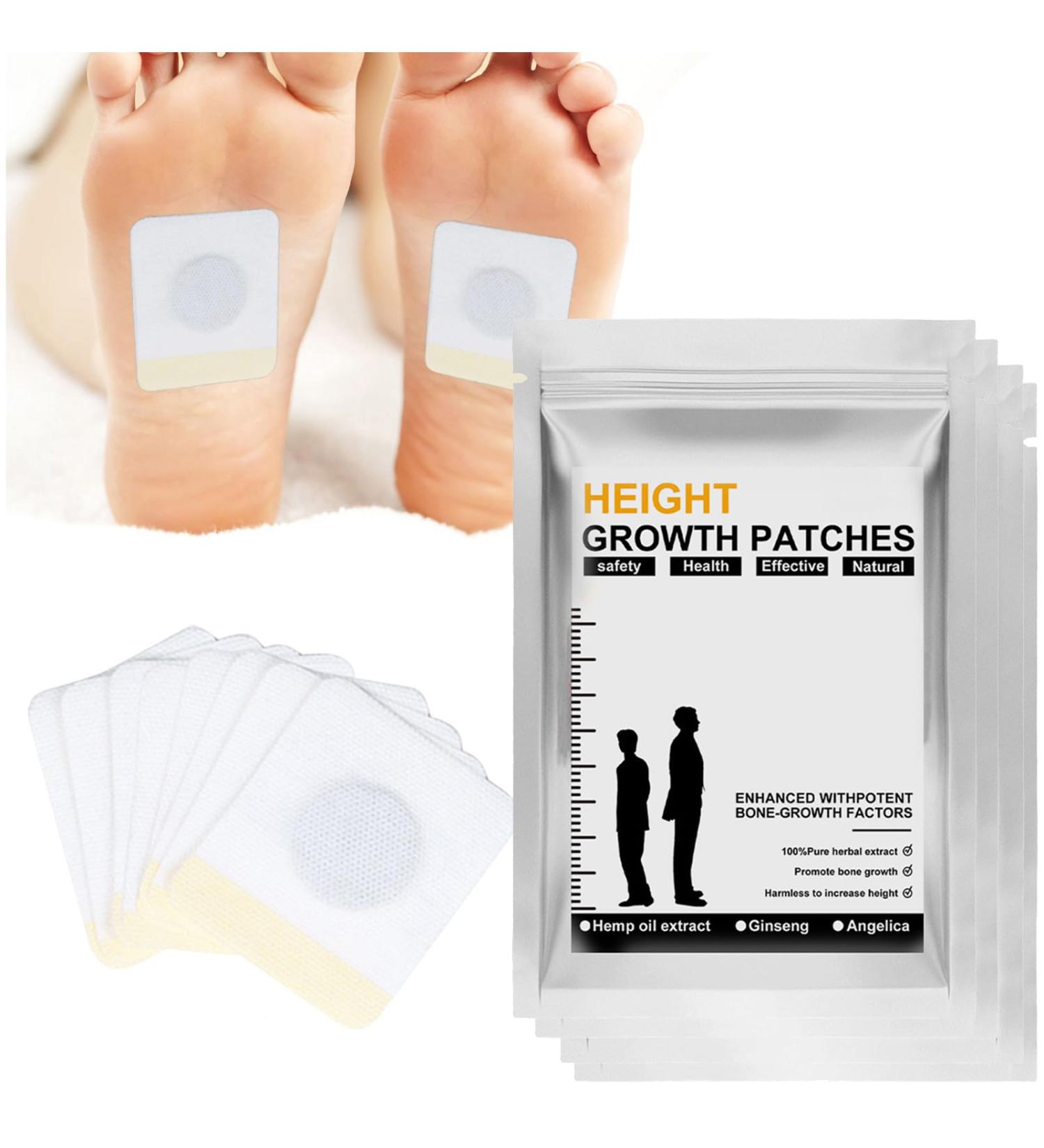 Thrivinger Height Growth Patch | Promote Bone Growth & Care for Feet - Silver/Black | Effective Solution for Adults & Youth - Buy Online on GoSupps.com