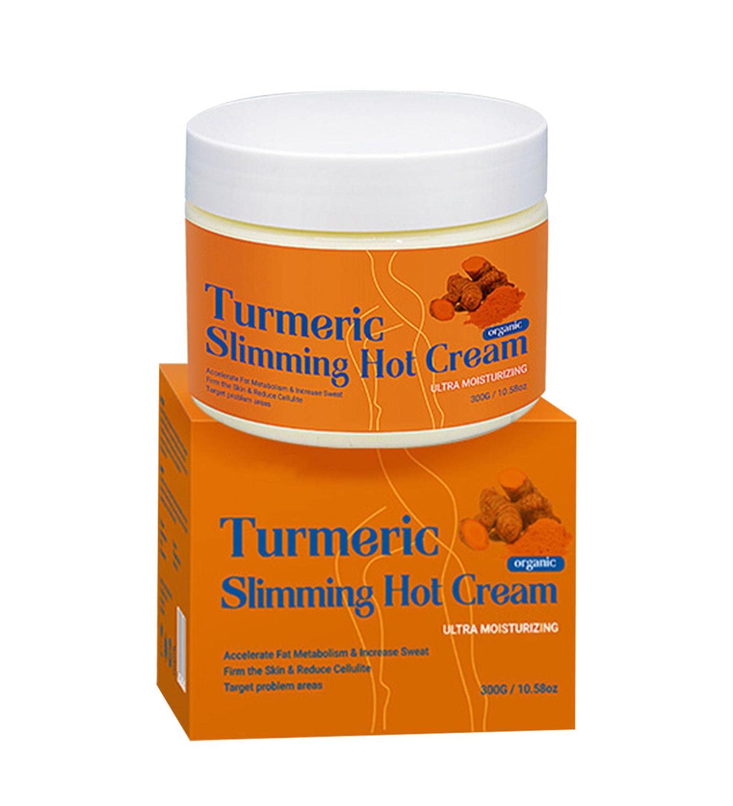 LANGYA 2Pcs Slimming Hot Cream for Women Firming Body Lotion Body Sculpting Cellulite Workout Cream for Exercise Weight Loss Cream Belly Turmeric Lotion for Women Men - Buy Online on GoSupps.com