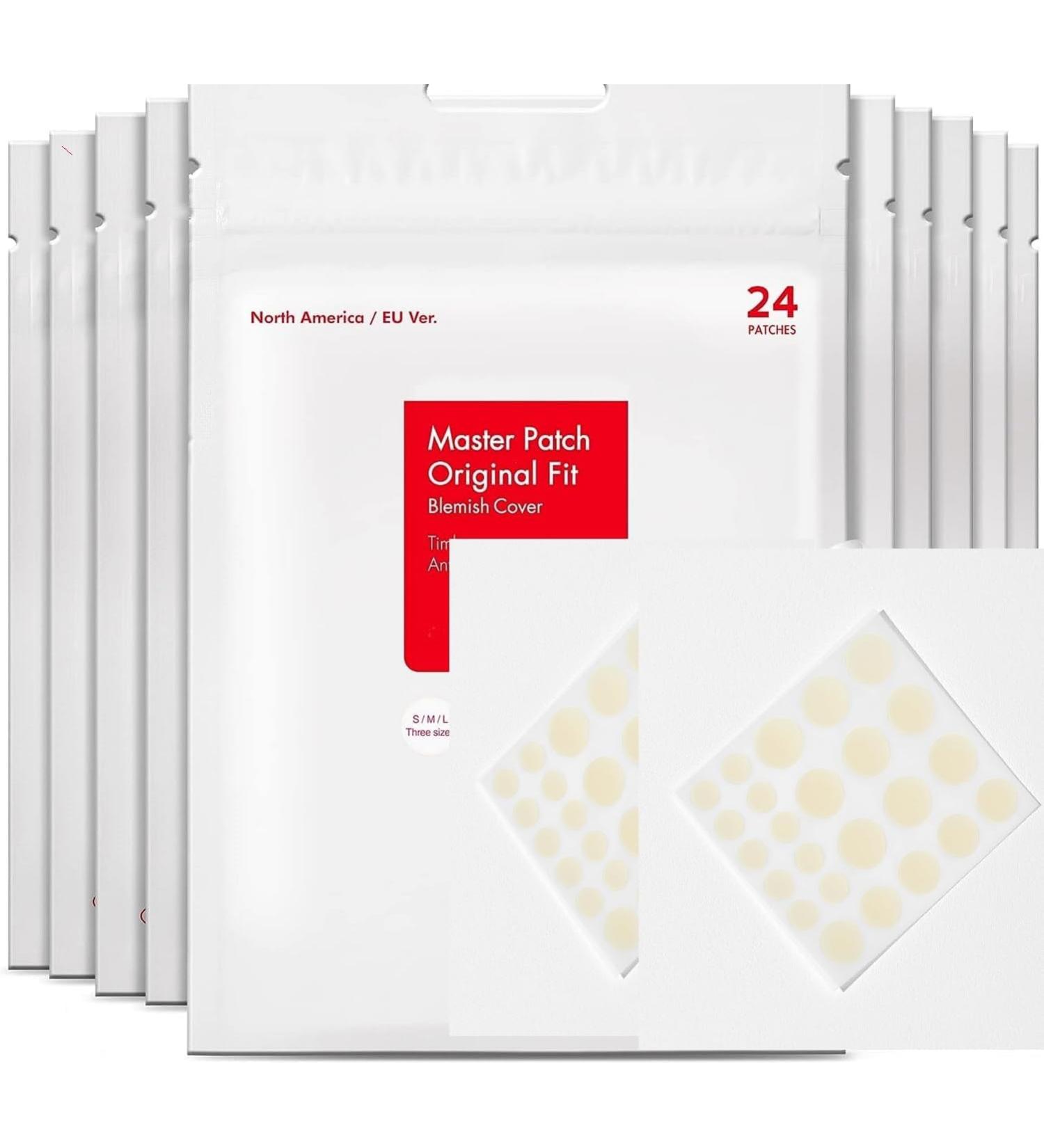 Master Patch Original Fit_Blemish cover 2 Pack 48 Patches (Three different sizes 1 + 1(Korean Cosmetics) 48patches (18 Large Dots 10 Medium Dots 20 Small Dots) KOREAN_IMPORT - Buy Online on GoSupps.com