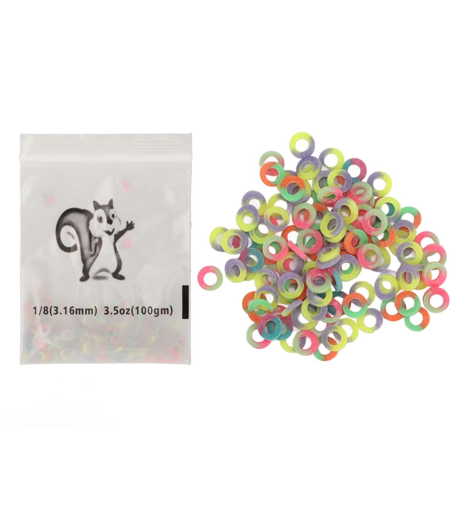 500 Pieces 1/8 Inch Rubber Bands - Professional Portable Braces for Dreadlocks Braids Dog Loops & More | Color Mixed - Buy Online on GoSupps.com