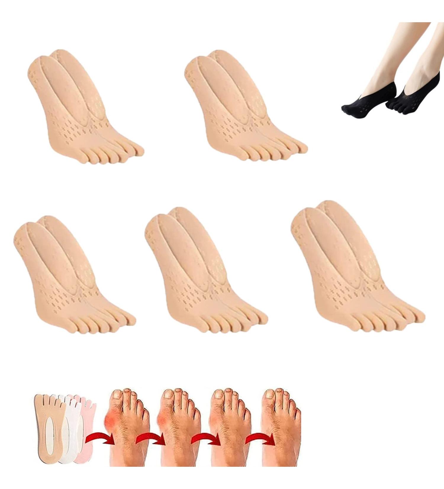 Orthopedic Bunion Relief Socks - Toe Alignment & Compression for Bunions - 5/10 Pairs - Buy Online on GoSupps.com