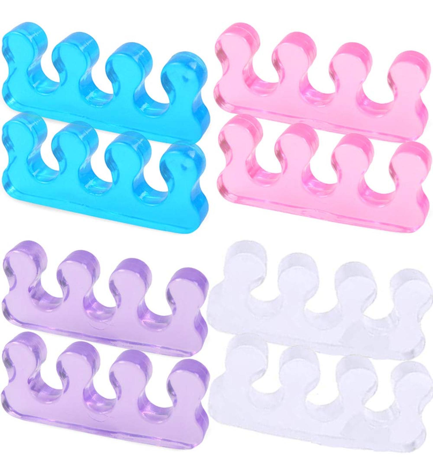 Toe Separator - Silicone Pedicure Spacer for Crooked Toes | Washable & Perfect for Nail Polish - International Shipping - Buy Online on GoSupps.com
