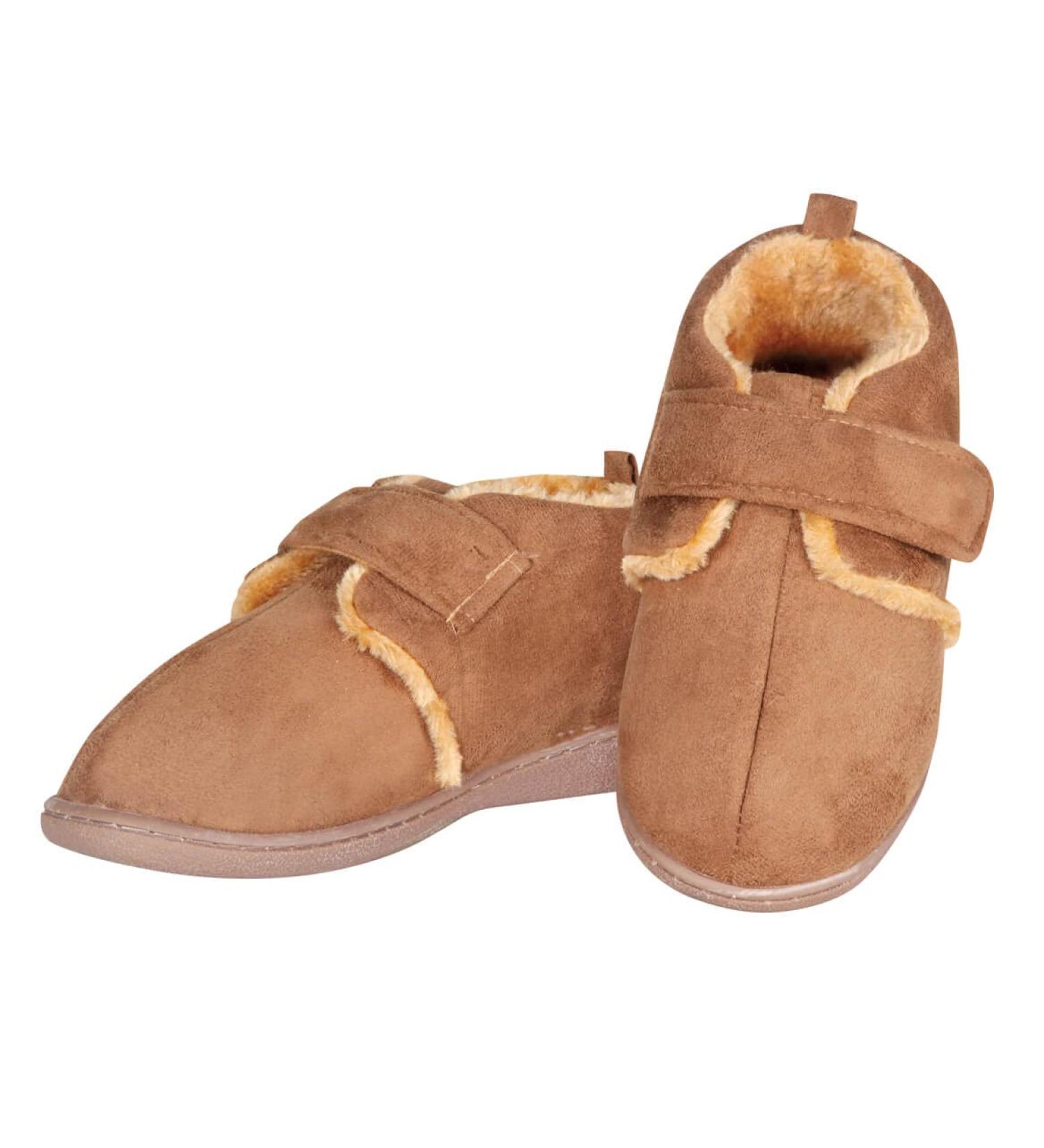 Dream Products Diabetic Comfort Slippers - Ladies X-Large Tan | Orthopedic Footwear for Diabetic Women - Buy Online on GoSupps.com