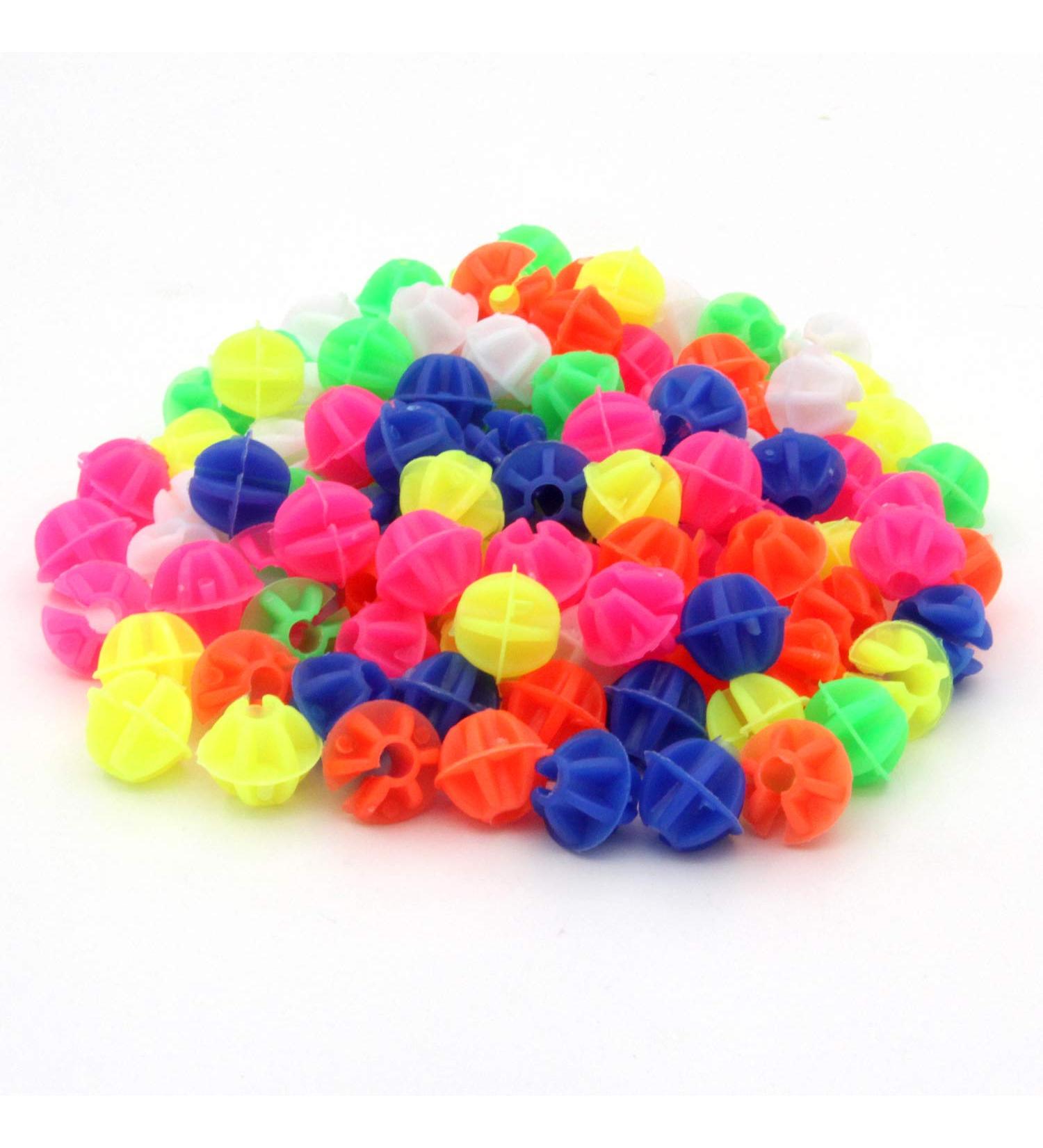 KLOUD City Assorted Colors Bike Bicycle Wheel Spokes Plastic Clip Bead 105pcs Round Bead - Buy Online on GoSupps.com
