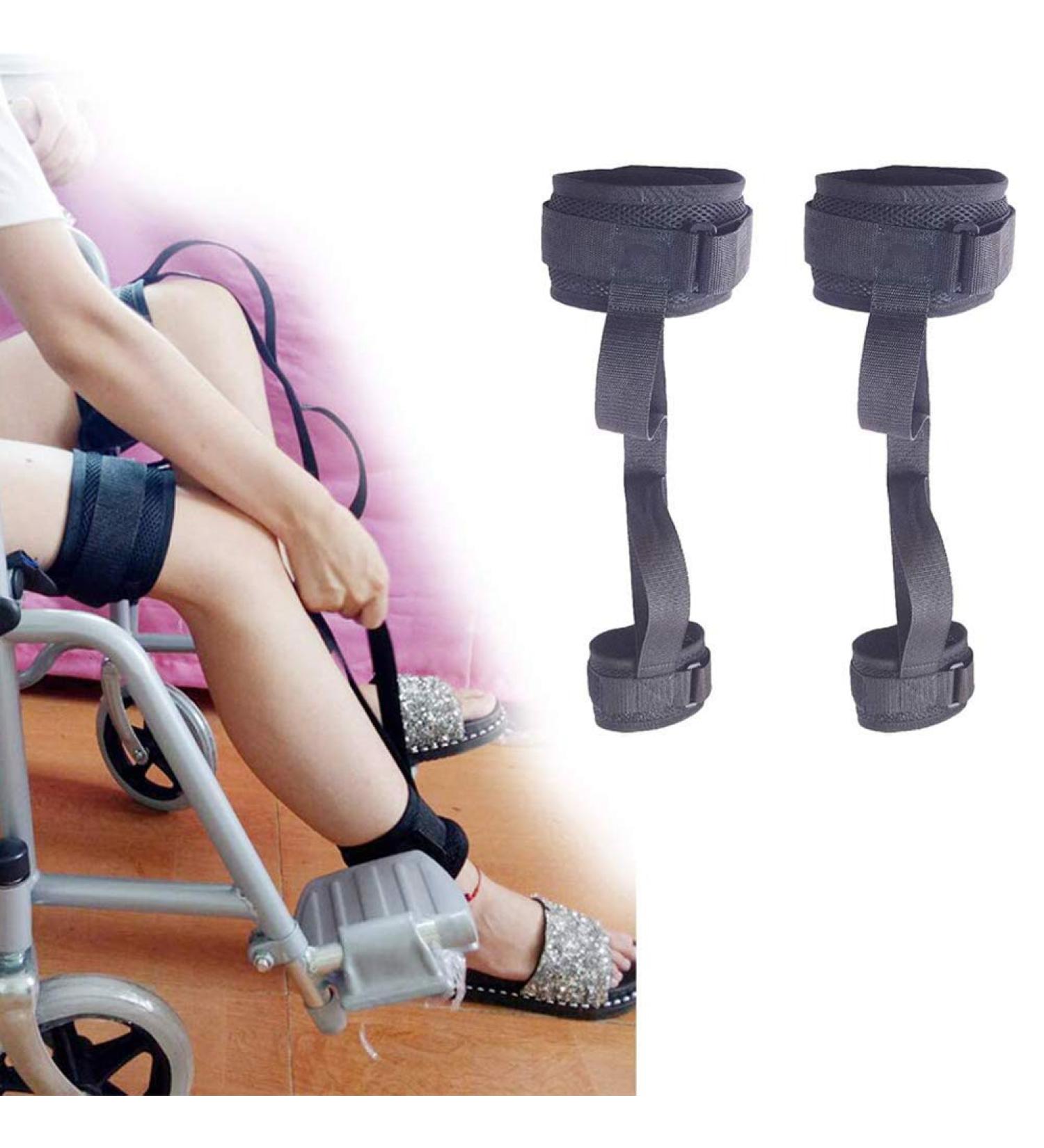 Thigh Lifter Leg Strap Lifting Foot Legs Up Adjustable Lift Feet Straps with Hand Grip Leg Lifter Assist Band with Wrist Handle Strap for Elderly and Disabled 2pcs - Buy Online on GoSupps.com