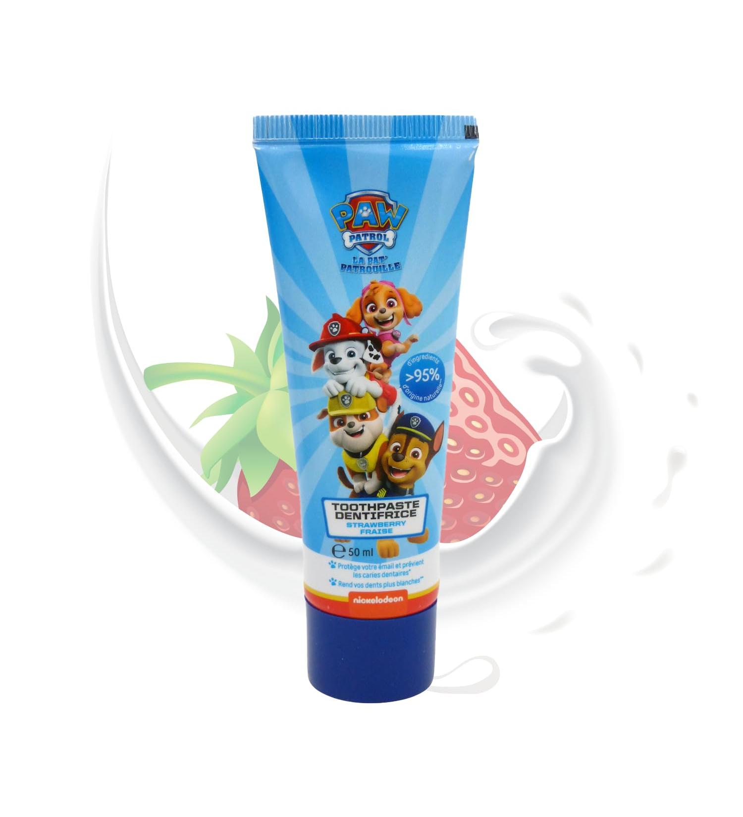 Buy Paw Patrol Children's Toothpaste Set - 2x50ml Strawberry Flavor for Healthy White Teeth - Buy Online on GoSupps.com