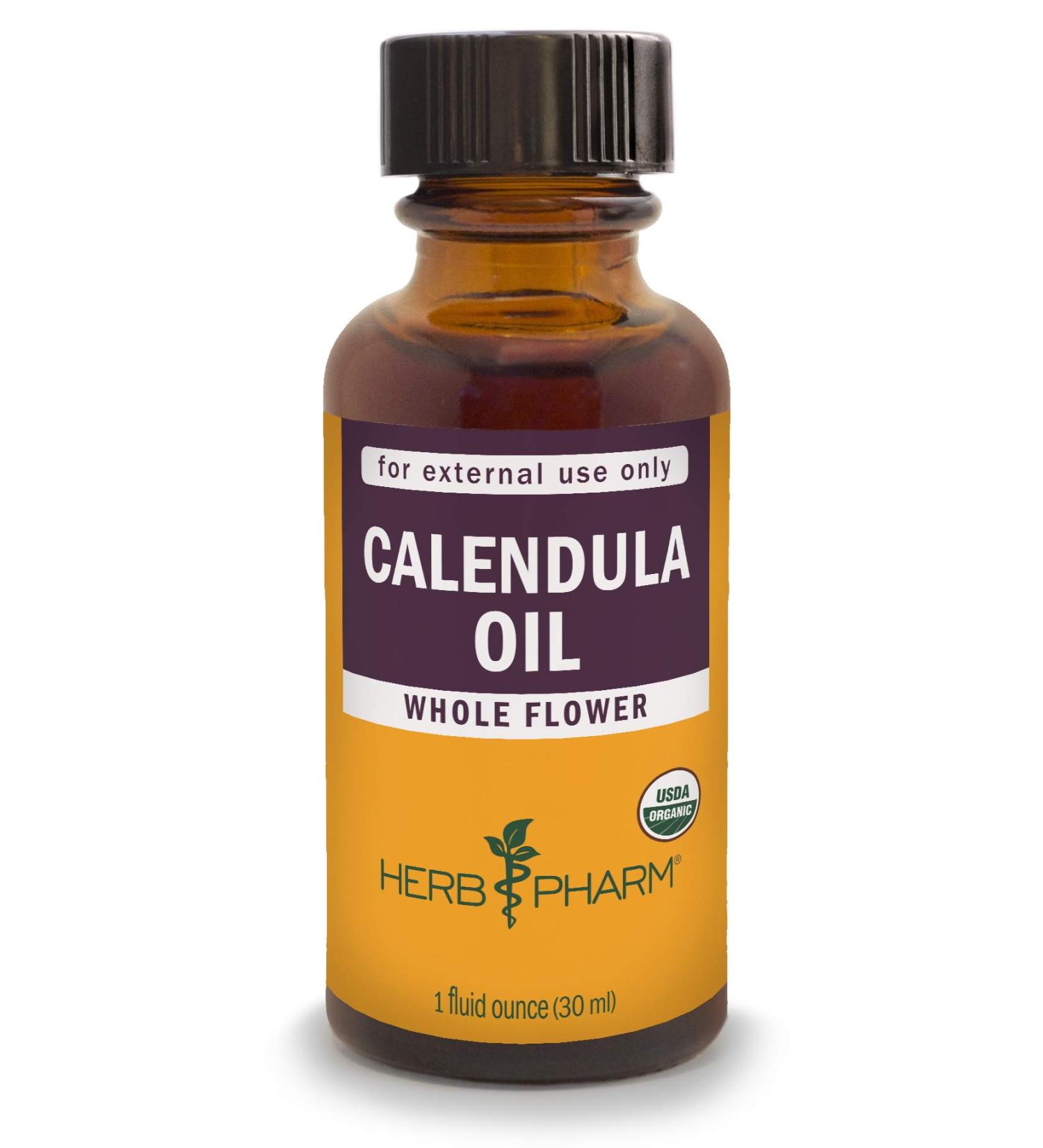 Herb Pharm Calendula Oil 1 fl oz - Natural Skin Care & Healing Solution - Buy Online on GoSupps.com