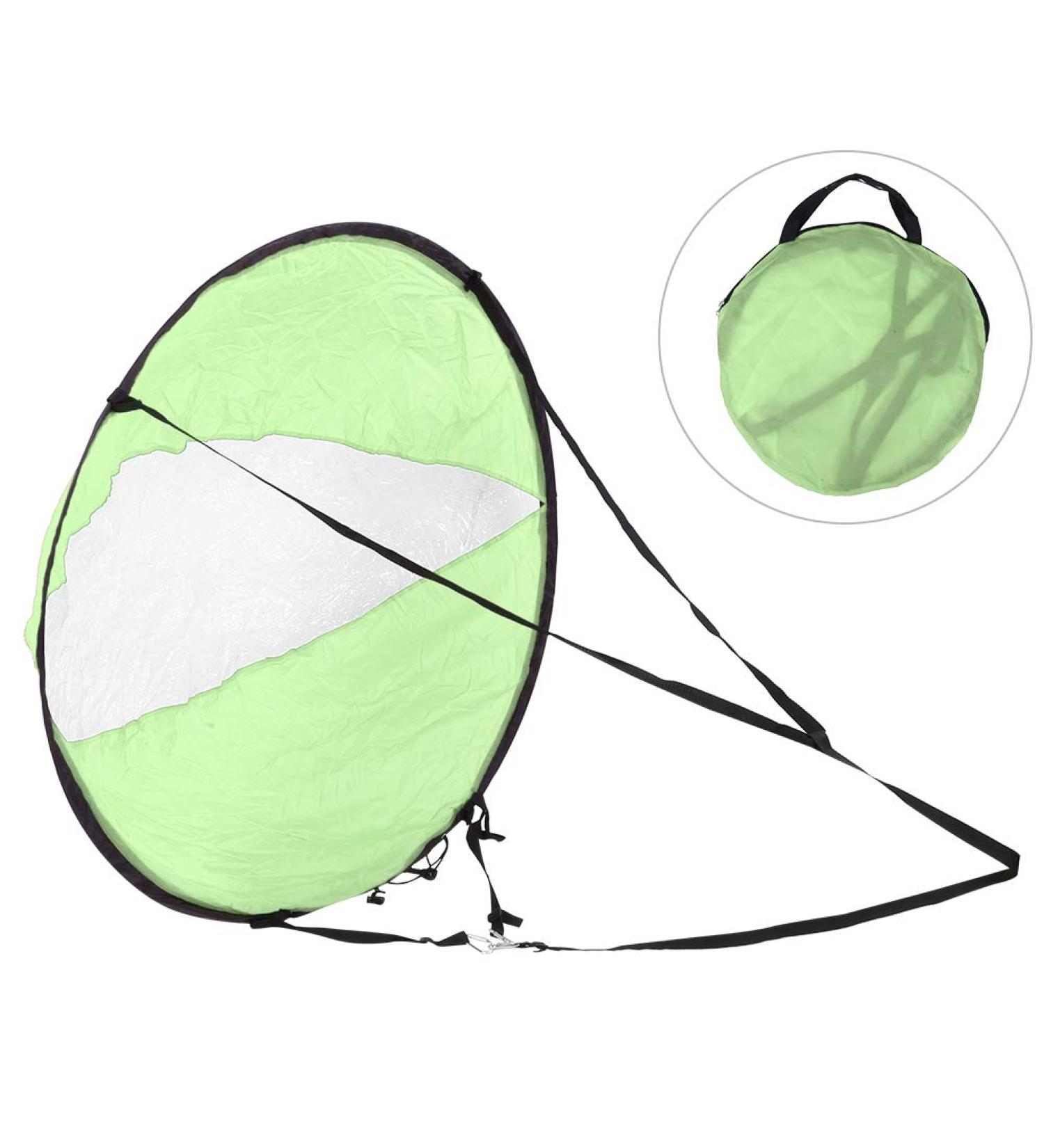 VGEBY Folding Kayak Wind Sail Boat with Transparent Window - Green - Buy Online on GoSupps.com
