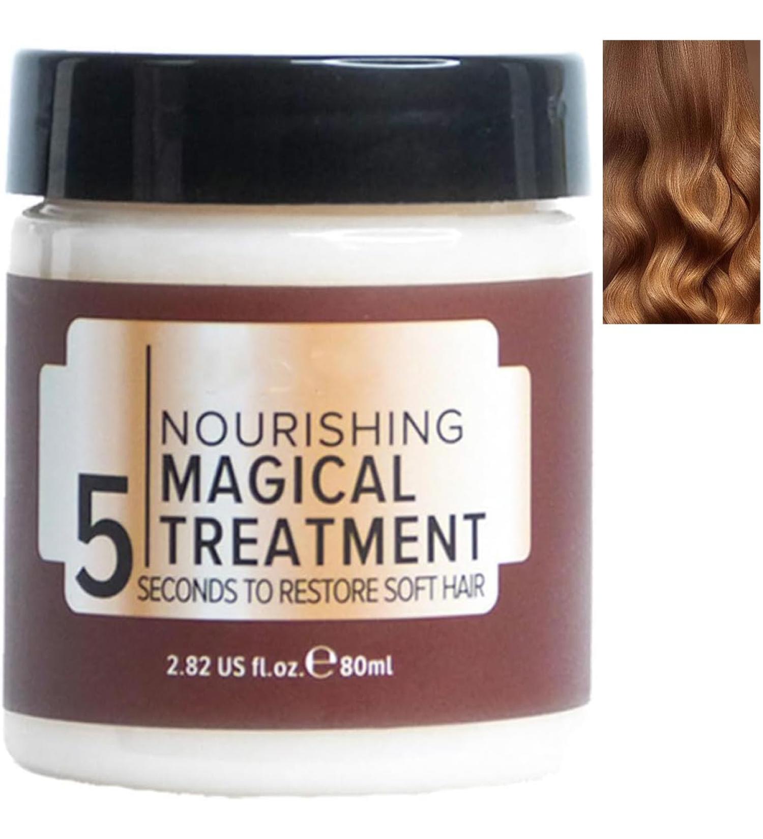 Vikada Nourishing Magical Treatment Hair Mask - 5 Seconds To Restore Soft Hair Cream Keratin Deep Conditioner Hair Mask for Dry Damaged Hair and Growth (1 piece) - Buy Online on GoSupps.com