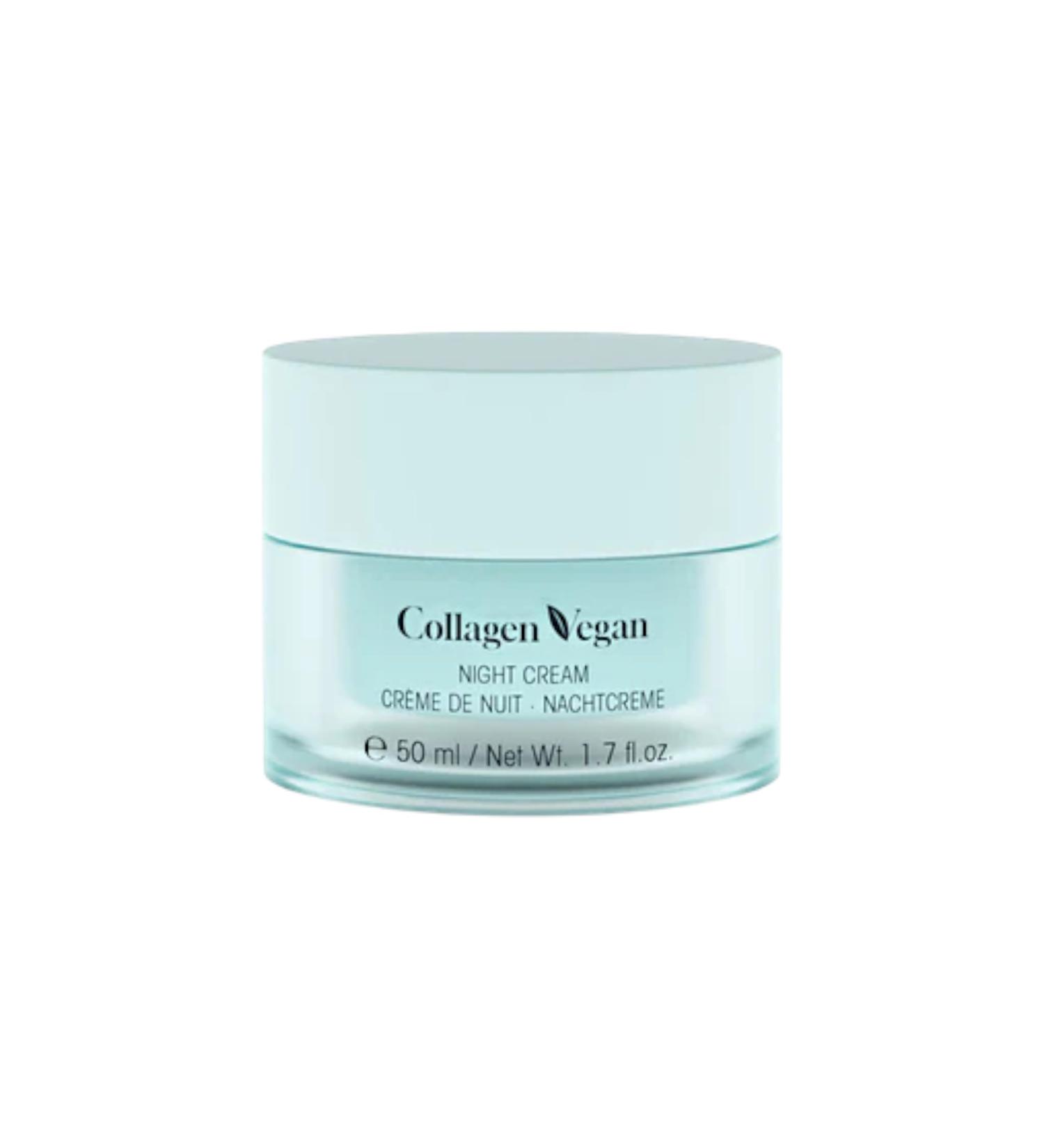 b tre belle Be Beautiful Vegan Collagen Peptide Night Cream 2 x 50 ml Regenerates and smooths overnight Vegan collagen amino acids peptides almond oil and shea butter System of