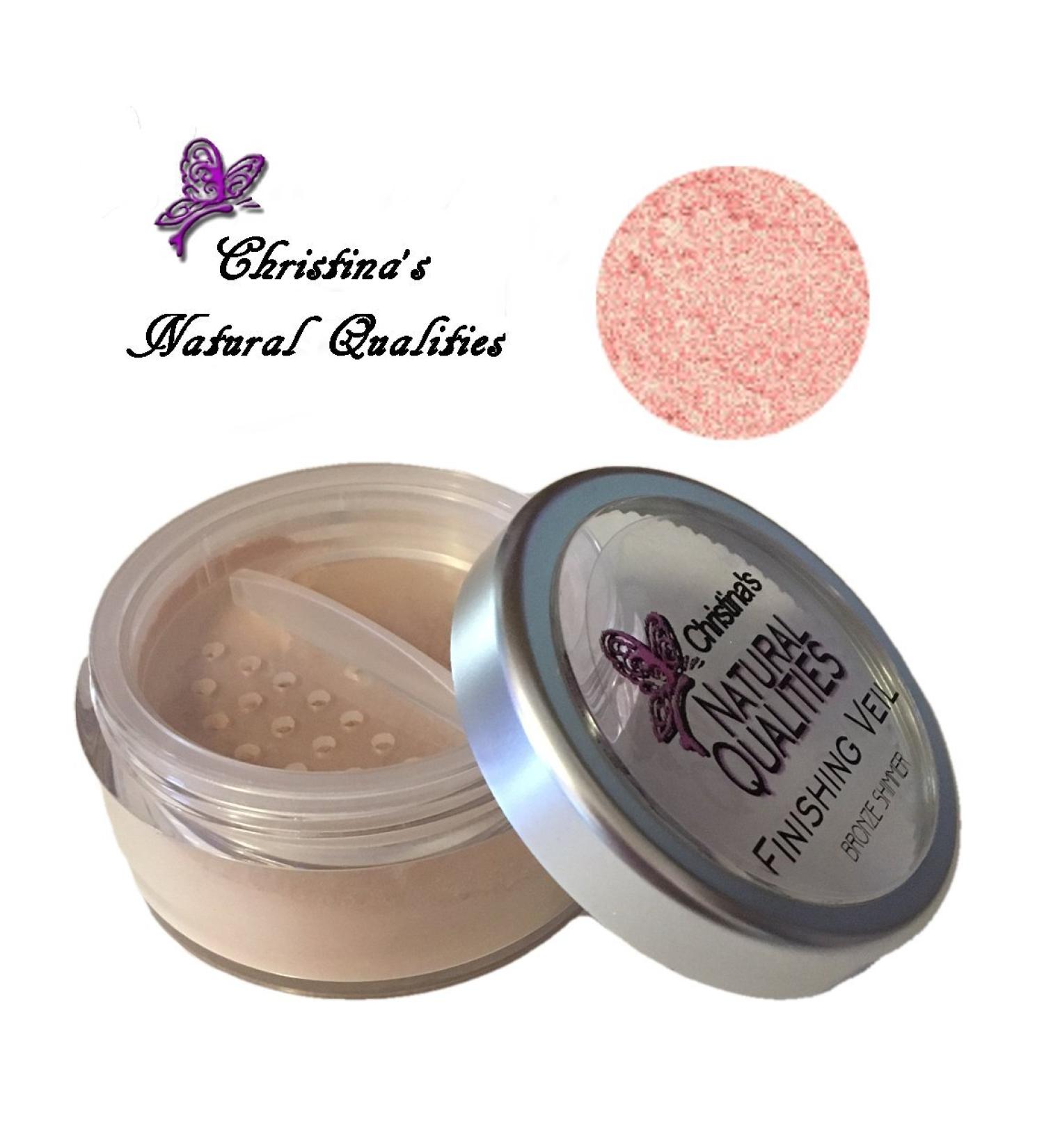 Christina's Natural Qualities All Natural Mineral Pink Shimmer Bronzer Santa Maria Sweetheart