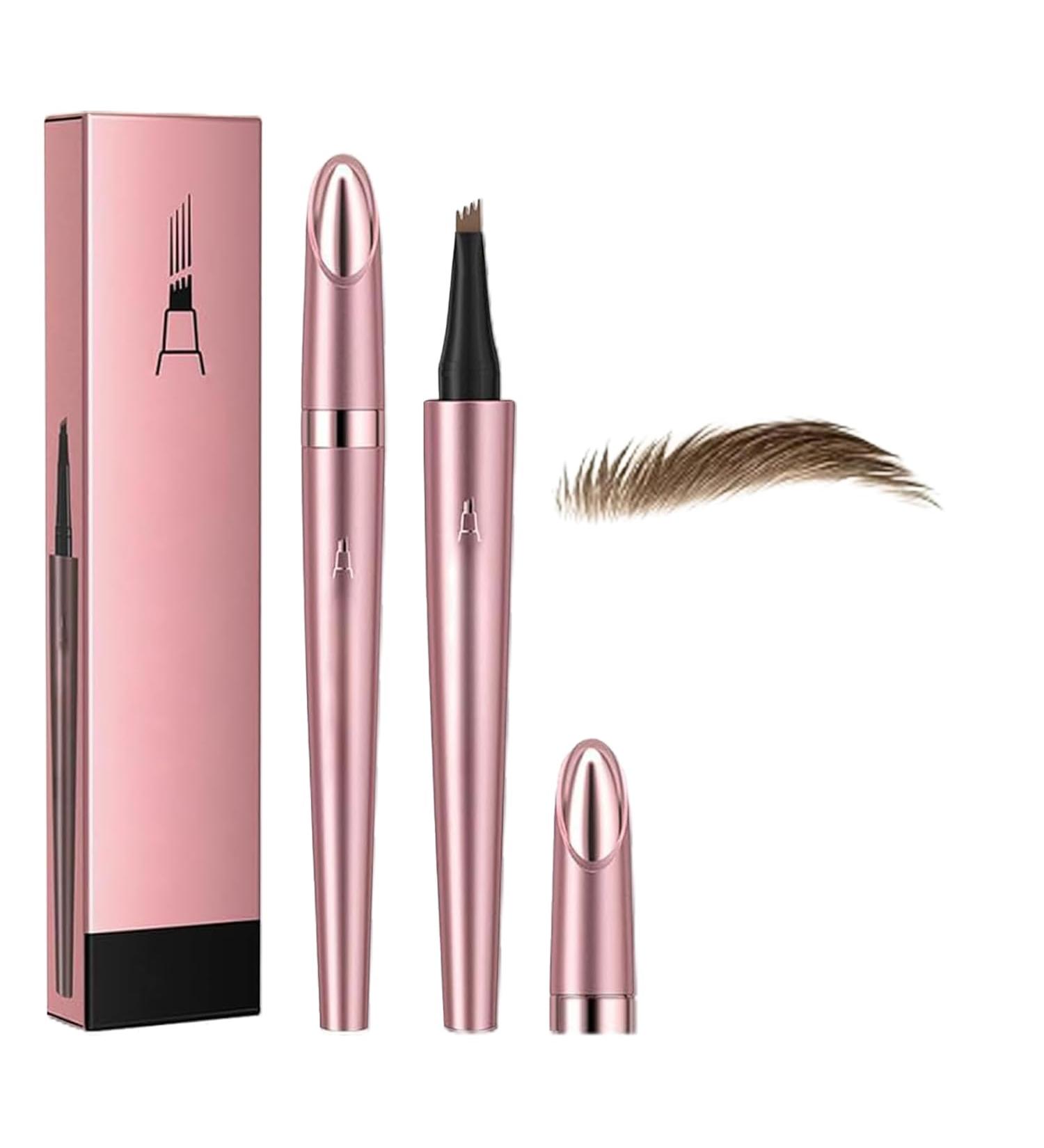 Magic Eyebrow Pencil 4-Head Precision Eyebrow Pencil 3D Waterproof Microblading Eyebrow Pencil Waterproof Natural Fine Stroke Magic Eyebrow Pencil Microblade Precision Eyebrow Pencil for Women Light Brown - Buy Online on GoSupps.com
