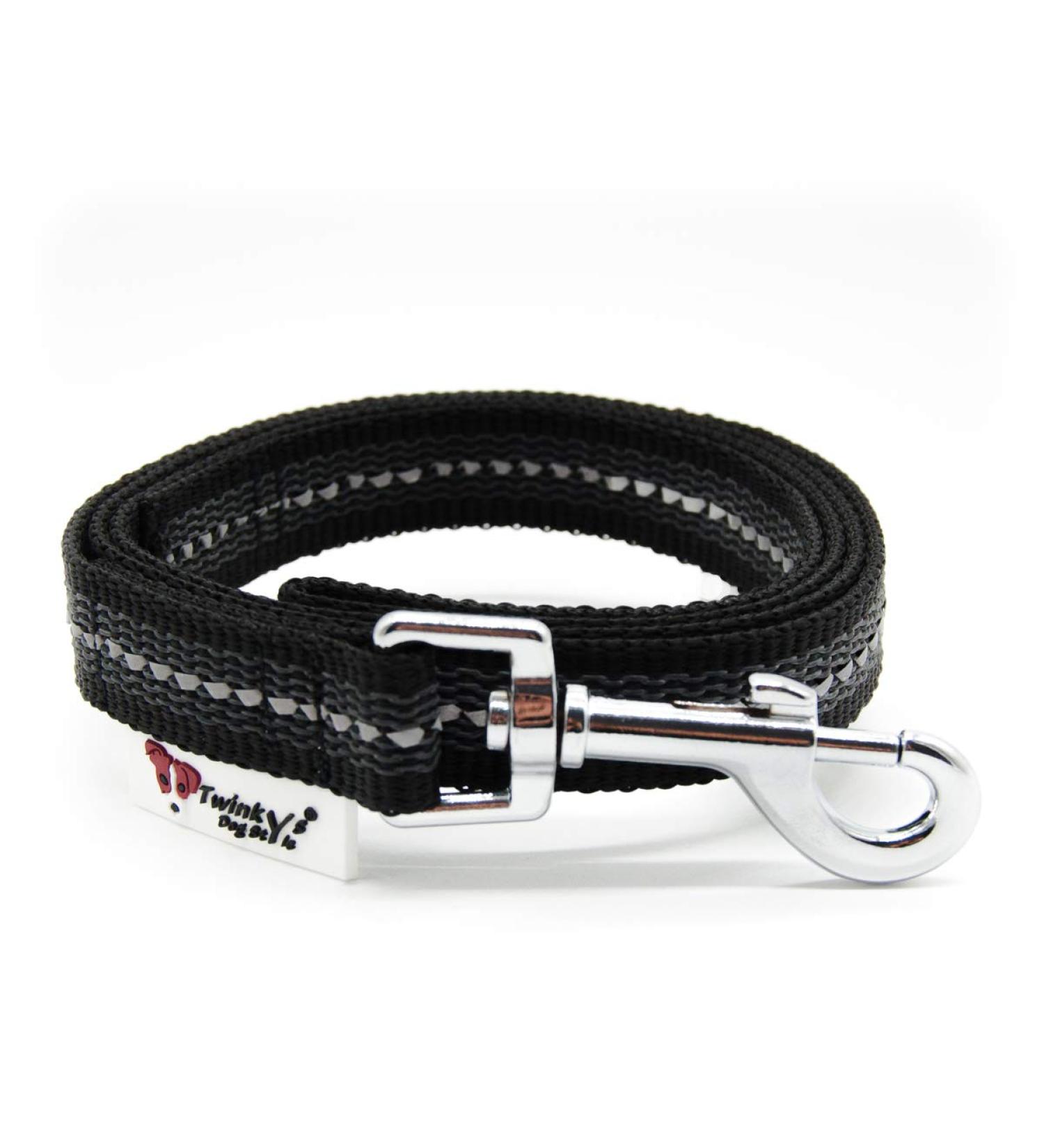Twinkys Dog Style Rubberized Leash - 1m 20mm Wide Reflective for Dogs Up to 50kg - Made in Germany - Buy Online on GoSupps.com