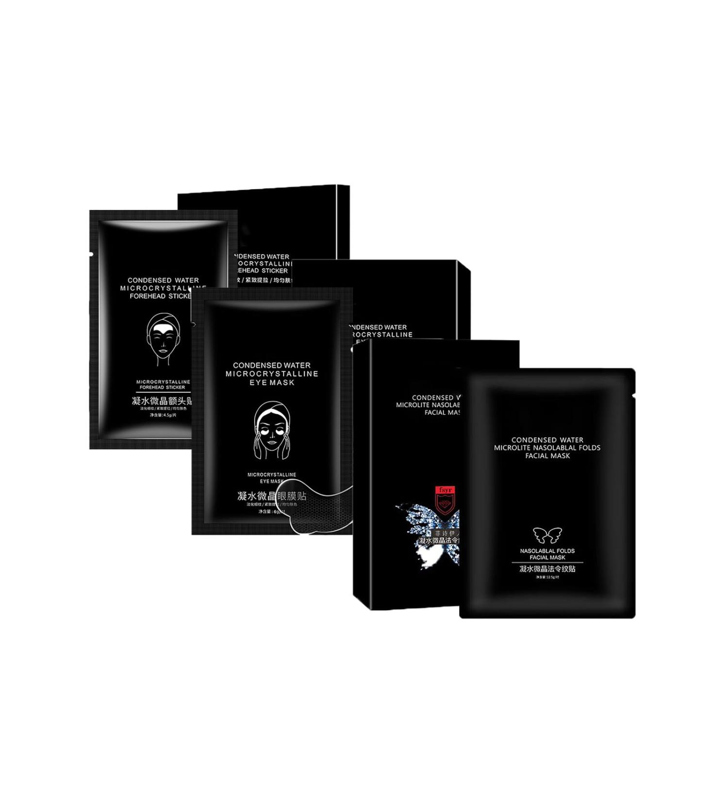 Instant Beauty Face Nutrition Wrinkle Removal Lift Sticker Hyaluronic Acid Microcrystalline Lifting Decree Patch Strips For Face Wrinkles Patch For All Skin Type (3box) - Buy Online on GoSupps.com