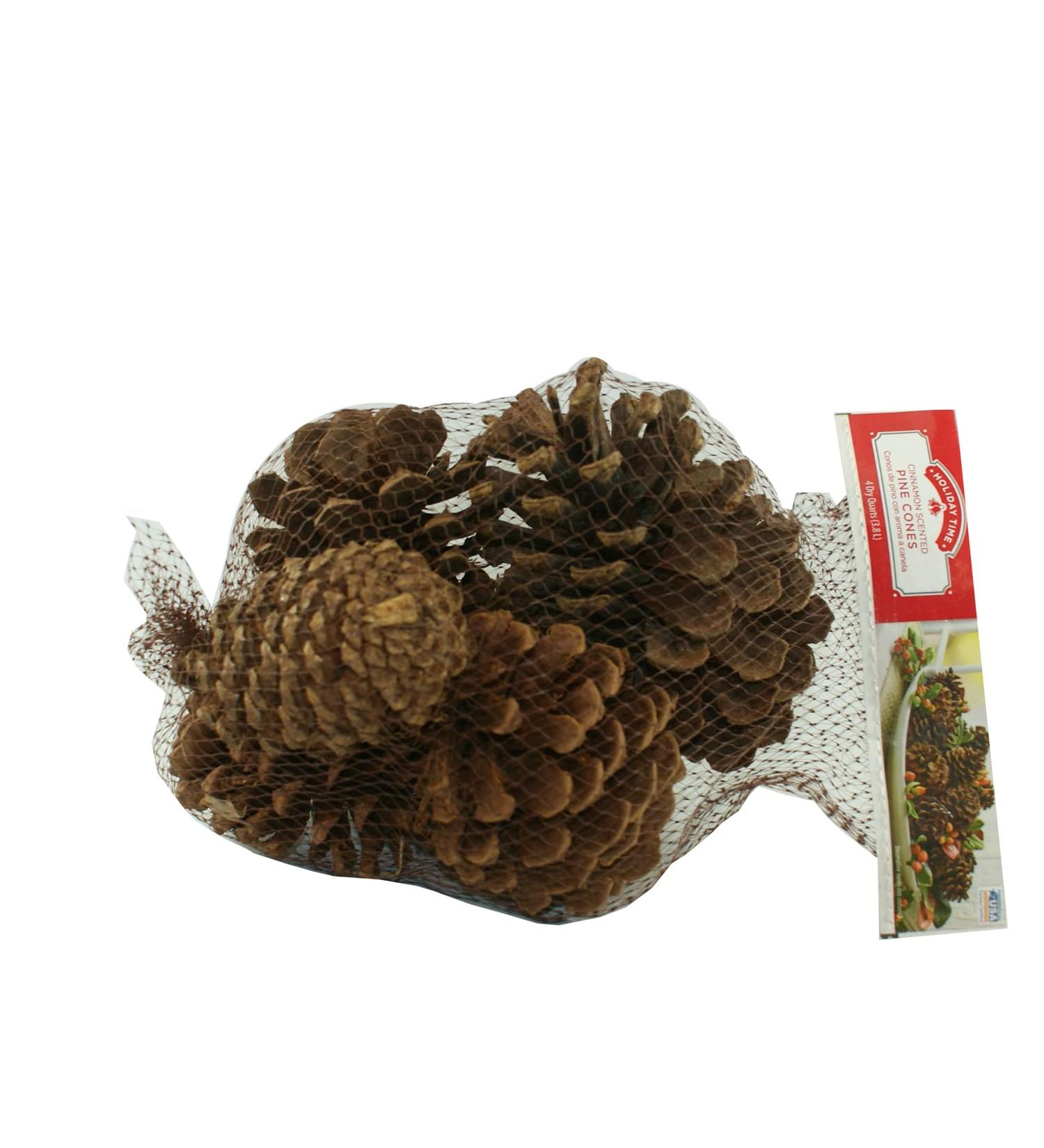 4 Dry Quarts of Cinnamon Scented Pinecones