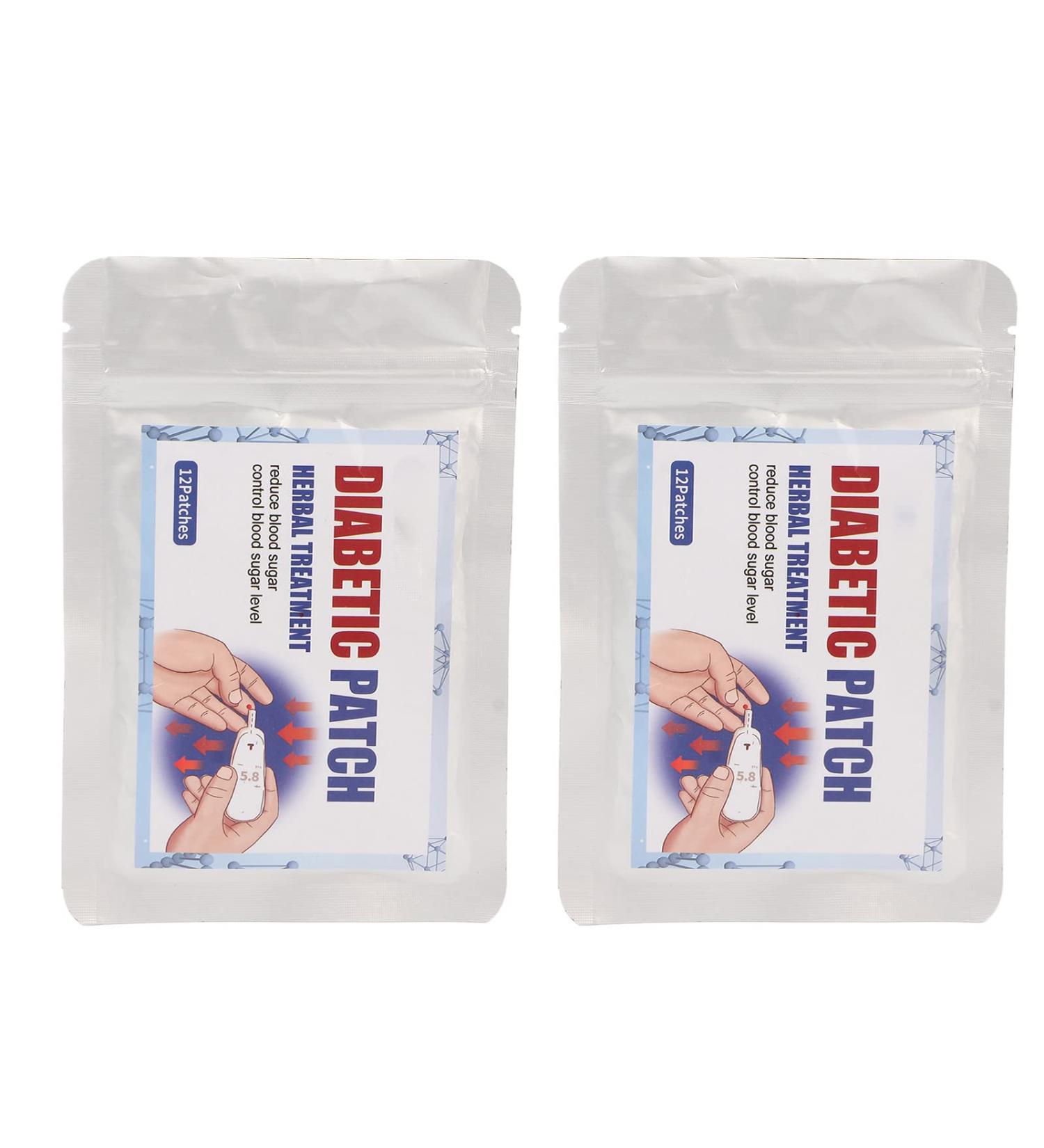 Organic Bottom Plaster Patches for Diabetics - 24 Pieces for Blood Sugar Control & Thirst Relief | Ideal for Seniors - Buy Online on GoSupps.com