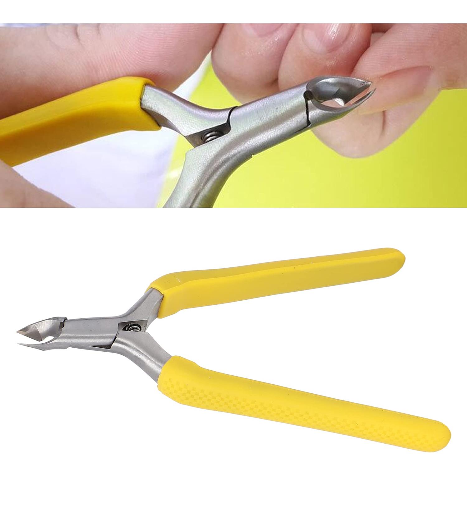 Professional Cuticle Cutter Non Slip Cuticle Nipper Stainless Steel Lightweight and Portable for Go Out for Travel for Pedicure Shop for Home - Buy Online on GoSupps.com