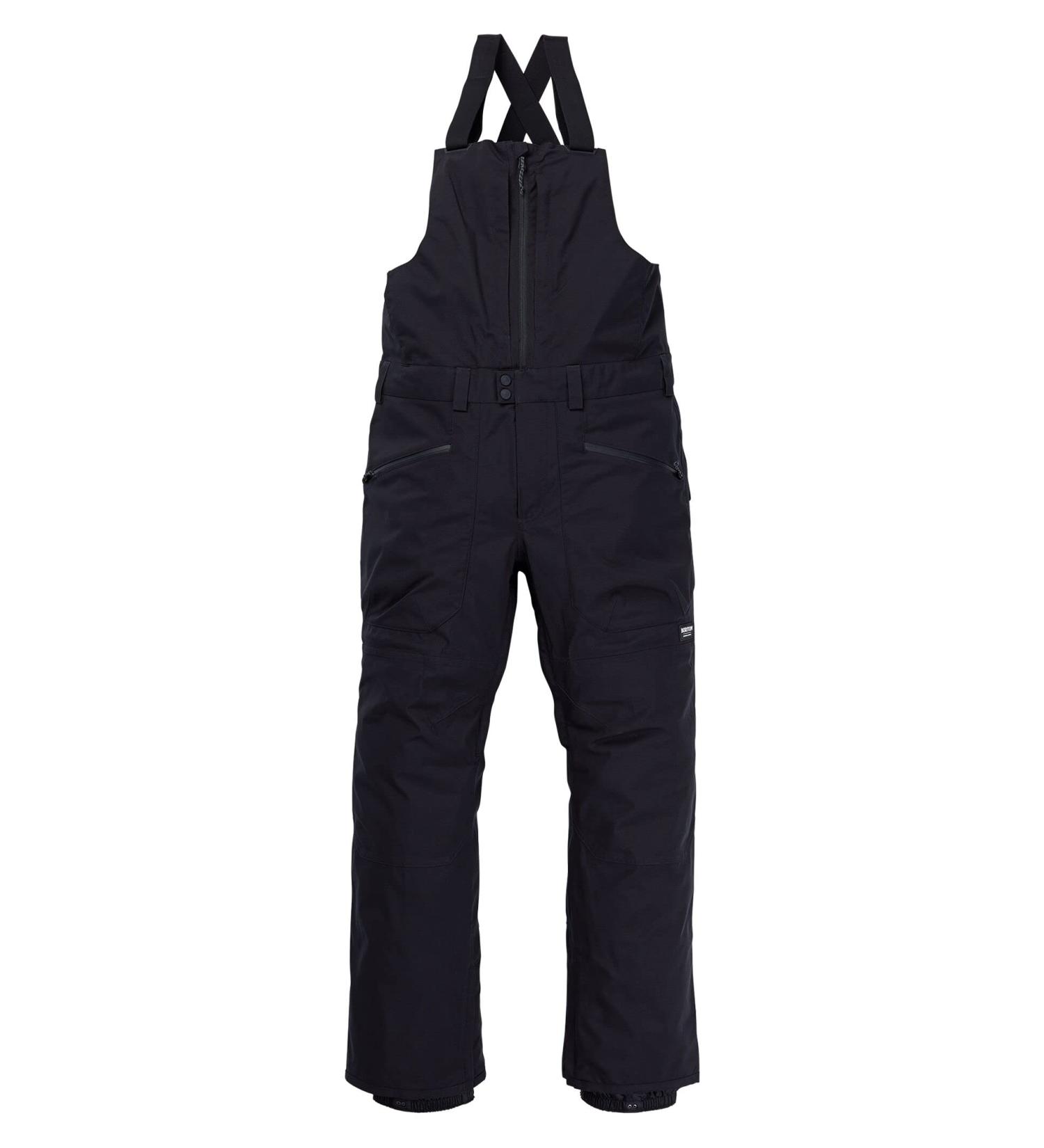 Burton Men's Reserve Bib Snowboard Pants - True Black | Premium International Shipping - Buy Online on GoSupps.com