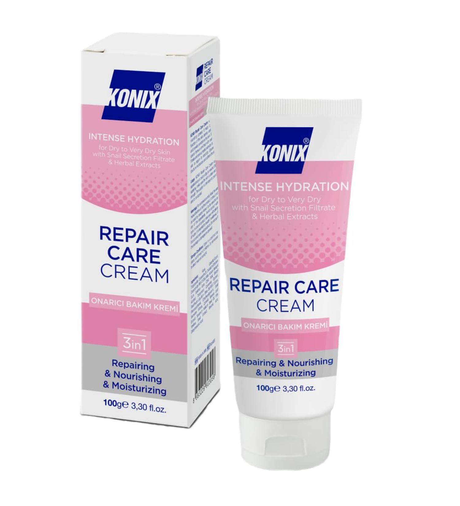 KONIX Barrier Cream face Moisturize Protects And Soothes Dry Sensitive Skin Enriched With Vitamin E For Skin Regeneration And Elasticity Formula 100 Gr - Buy Online on GoSupps.com