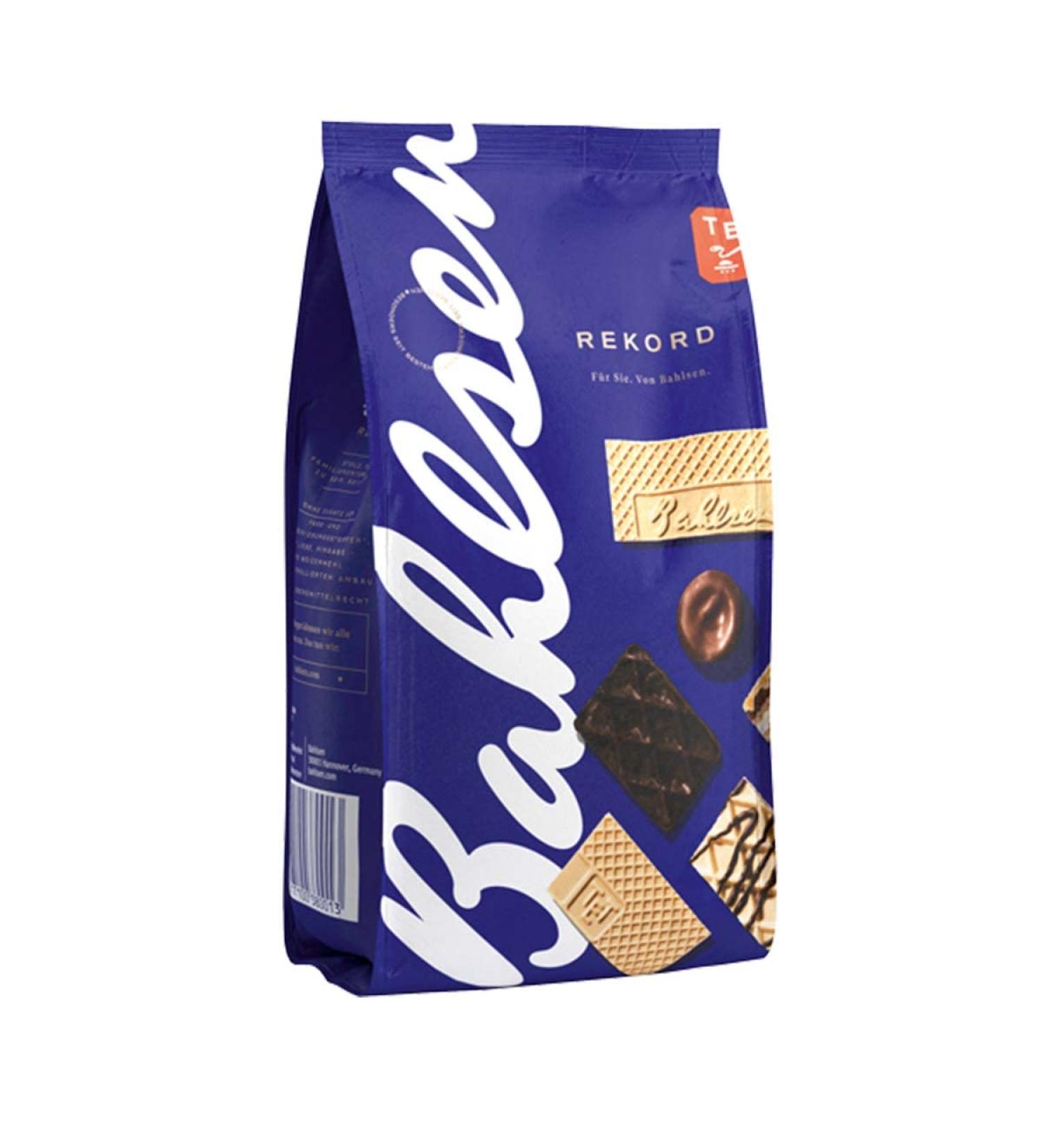 Bahlsen Rekord Waffle Mix - Chocolate & Whole Milk Chocolate Mix (1 x 250g)