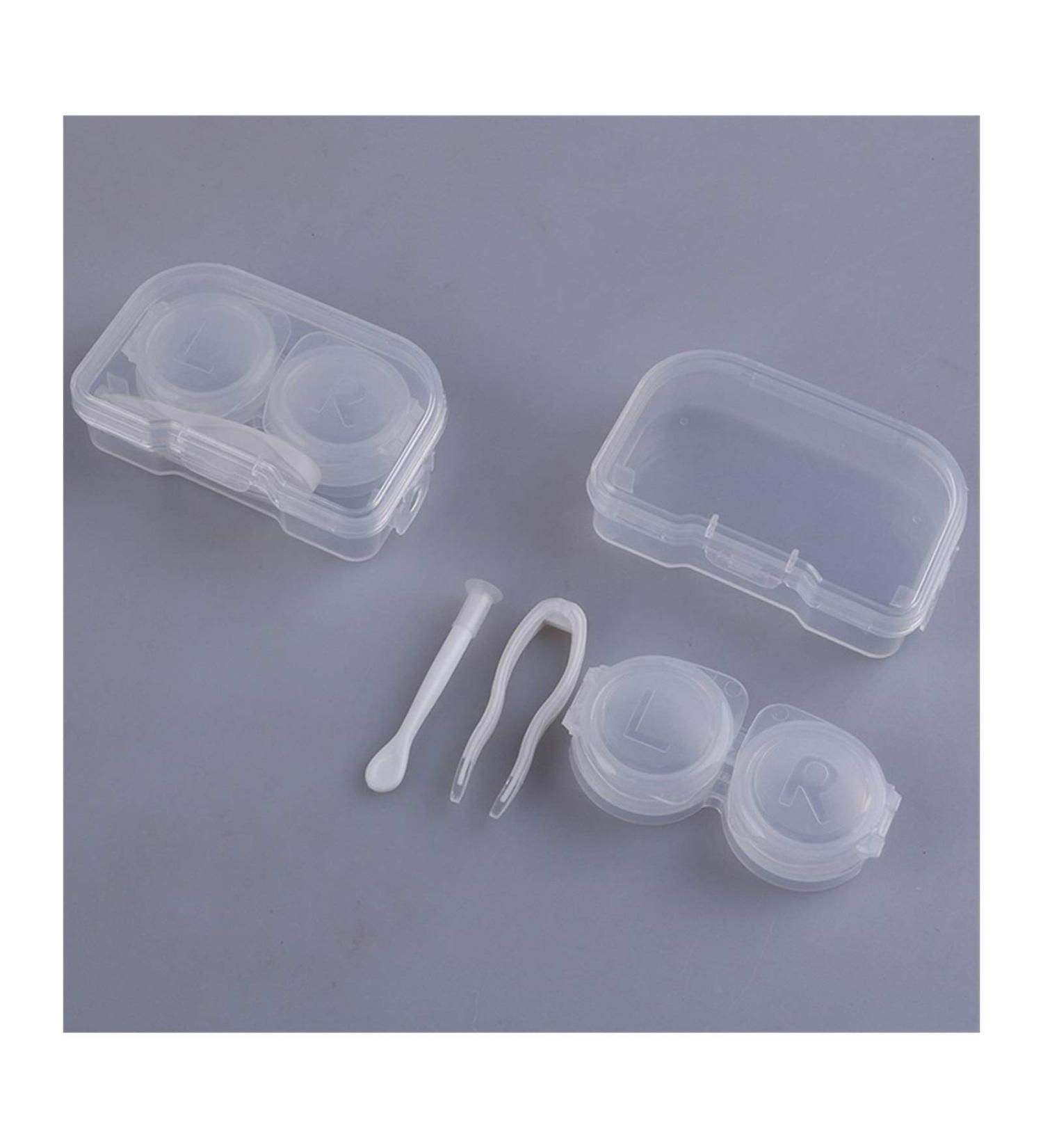 Cute Yellow Duck Travel Contact Lens Storage Container Set | Mini Plastic Eye Care Box | International Shipping Available - Buy Online on GoSupps.com