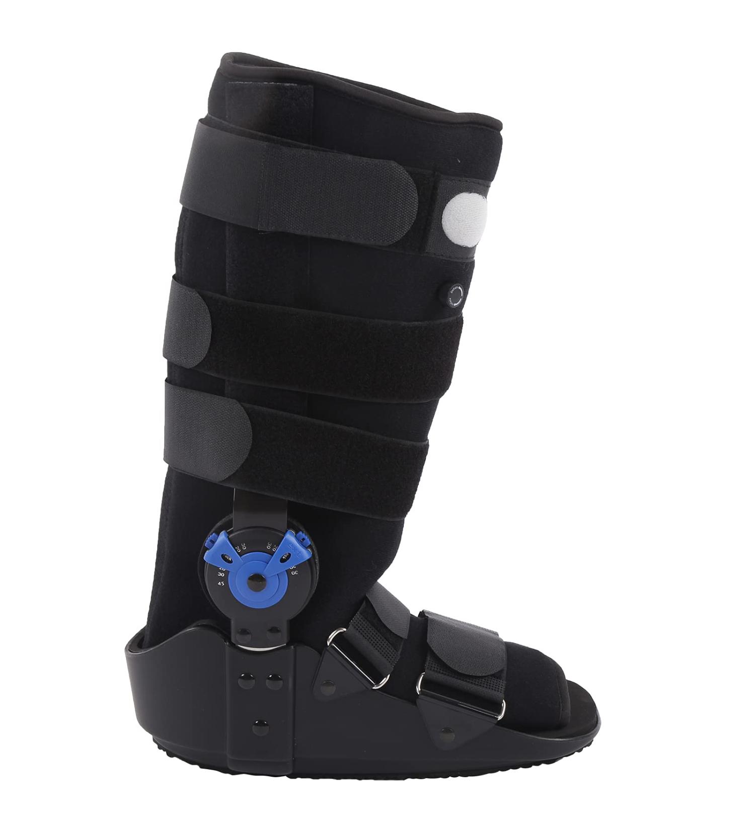 Buy Adjustable Achilles Tendon Boots - Premium Airbag Walking Boot for Broken Foot & Sprained Ankle | M Size Breathable Ankle Brace International Shipping - Buy Online on GoSupps.com