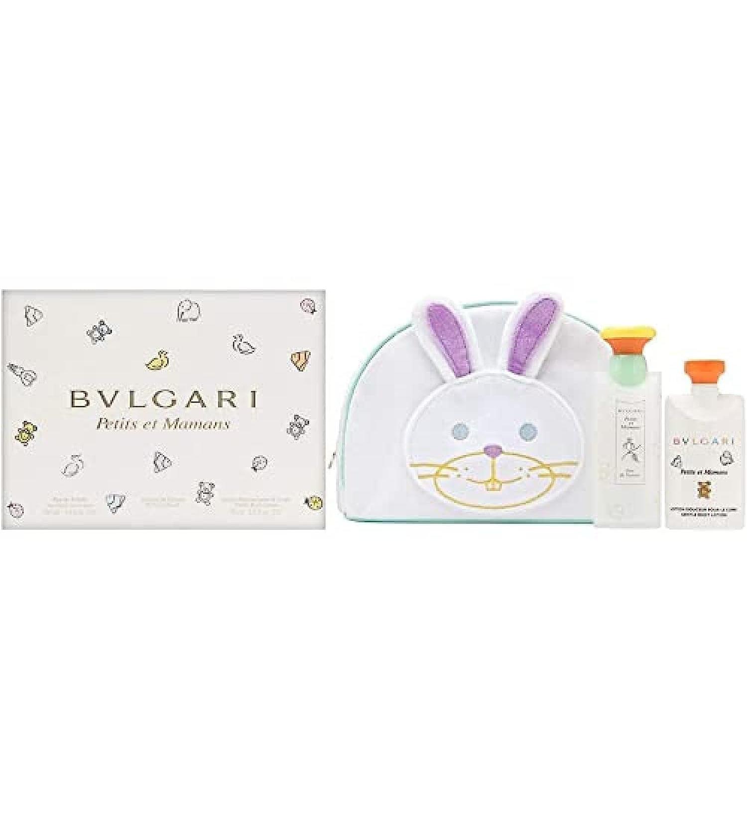 Bvlgari Petits et Mamans by Bvlgari 3 Piece Set Includes: 3.4 oz Eau de Toilette Spray + 2.5 oz Gentle Body Lotion + Toiletry Pouch - Buy Online on GoSupps.com