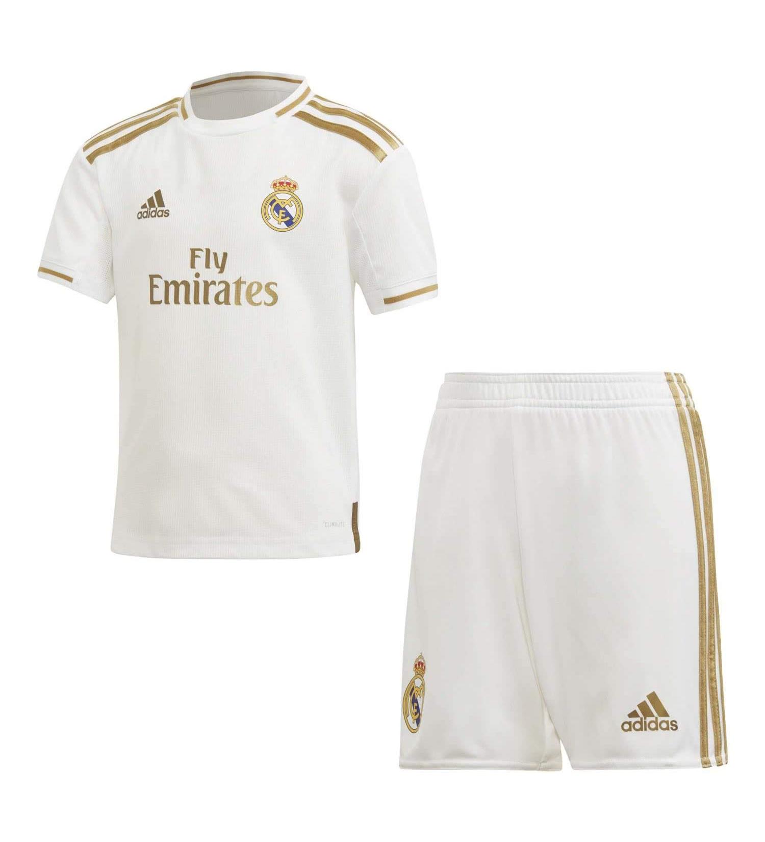 Buy adidas Kids Real H Mini Equipment 104 Top & Bottom - White | International Shipping Available - Buy Online on GoSupps.com