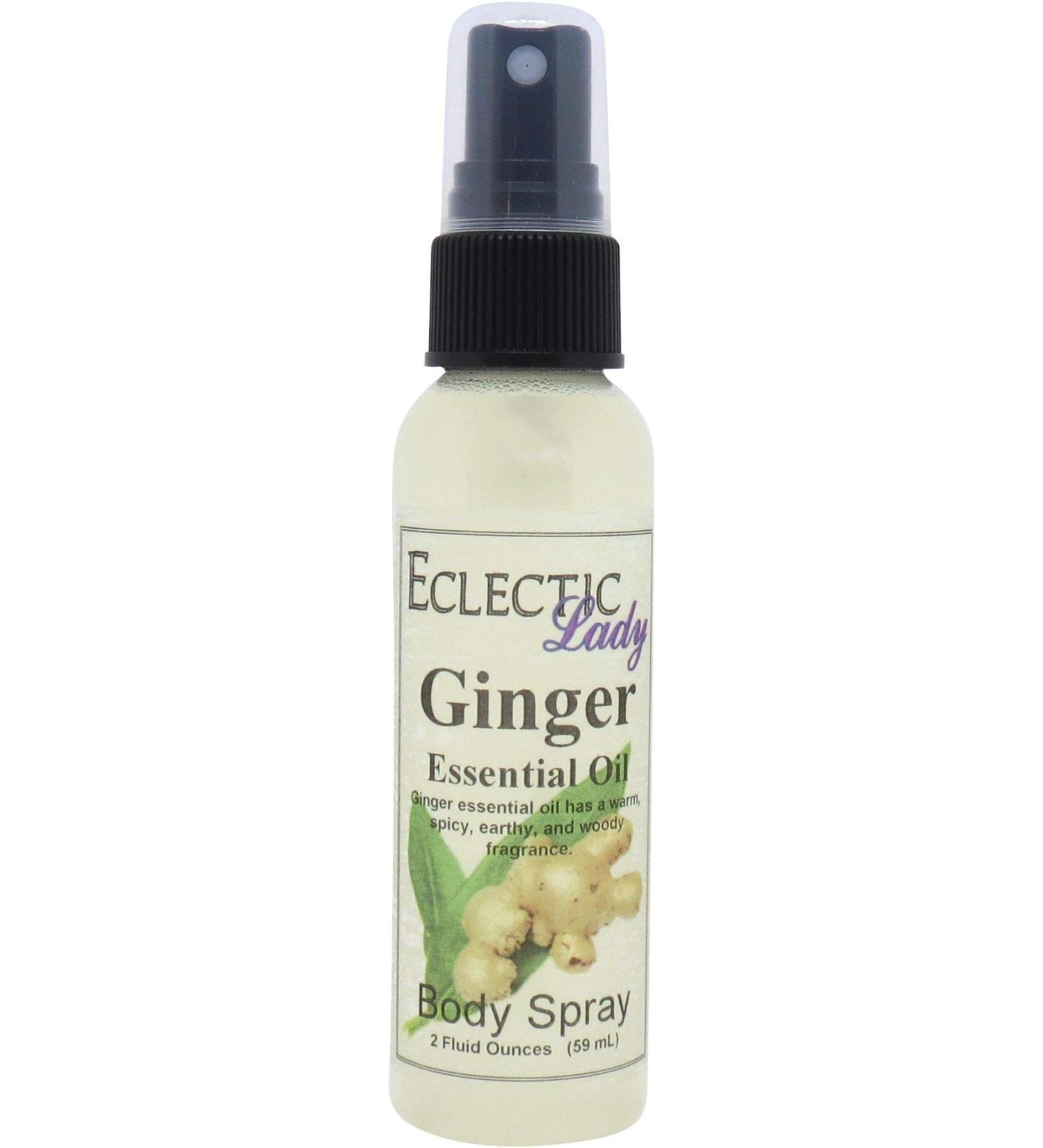 Ginger Essential Oil Body Spray 2 ounces Body Mist for Women with Clean Light & Gentle Fragrance Long Lasting Perfume with Comforting Scent for Men & Women Cologne with Soft Subtle Aroma For Regular Strength 2 Fluid Ounces - Buy Online on GoSupps.com