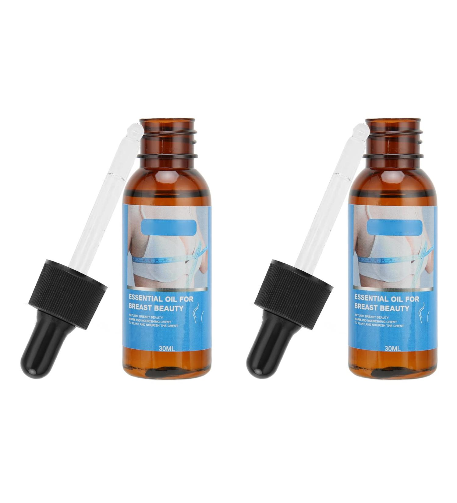 Essential Oil for Breast Enlargement & Firming - 2 Bottles (30ml) - Strong Absorption & Fullness - Buy Online on GoSupps.com
