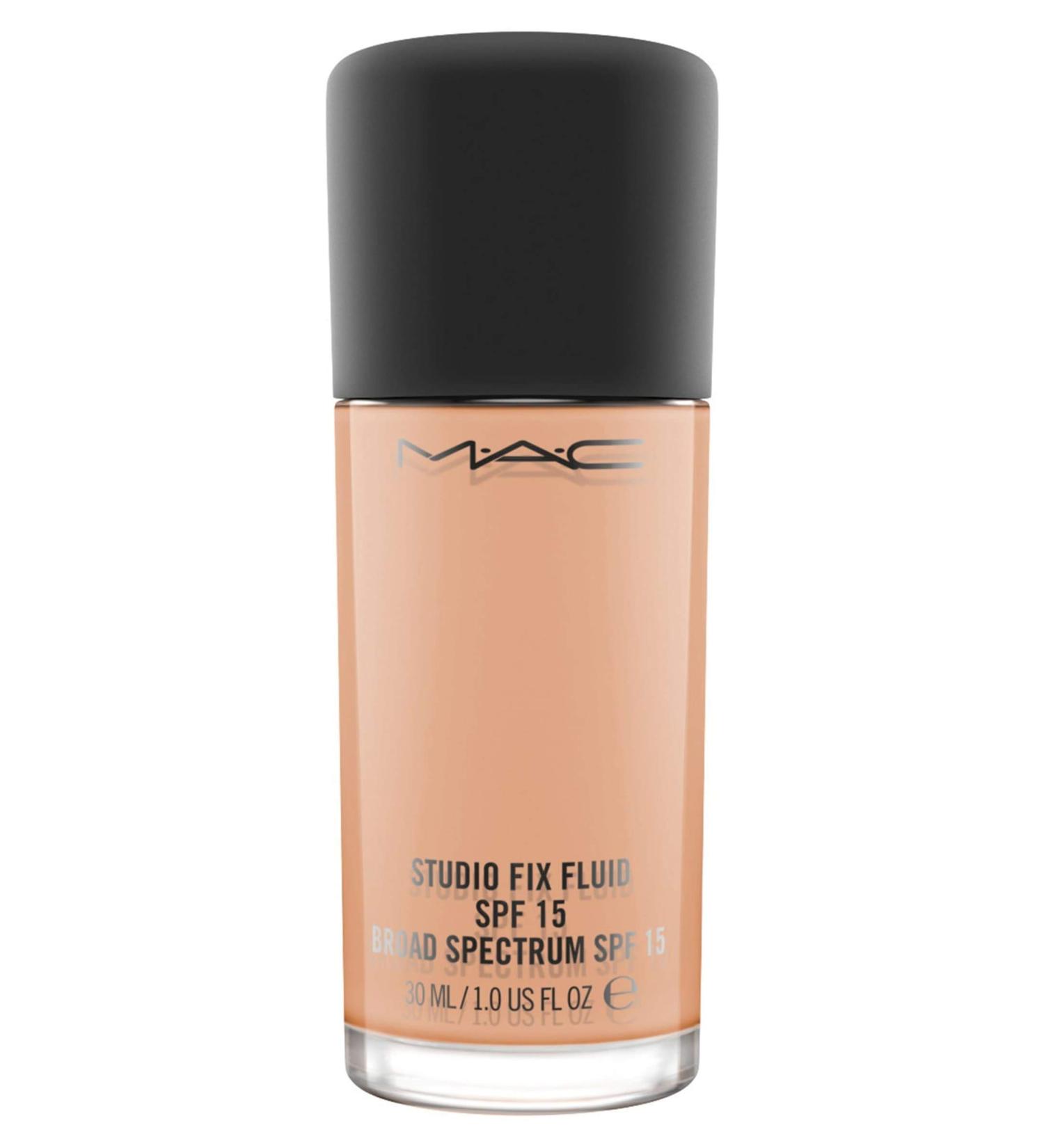 MAC Studio Fix Fluid SPF15 NW33 - Longwear Foundation for Natural Warm Beige Skin Tone - Buy Online on GoSupps.com