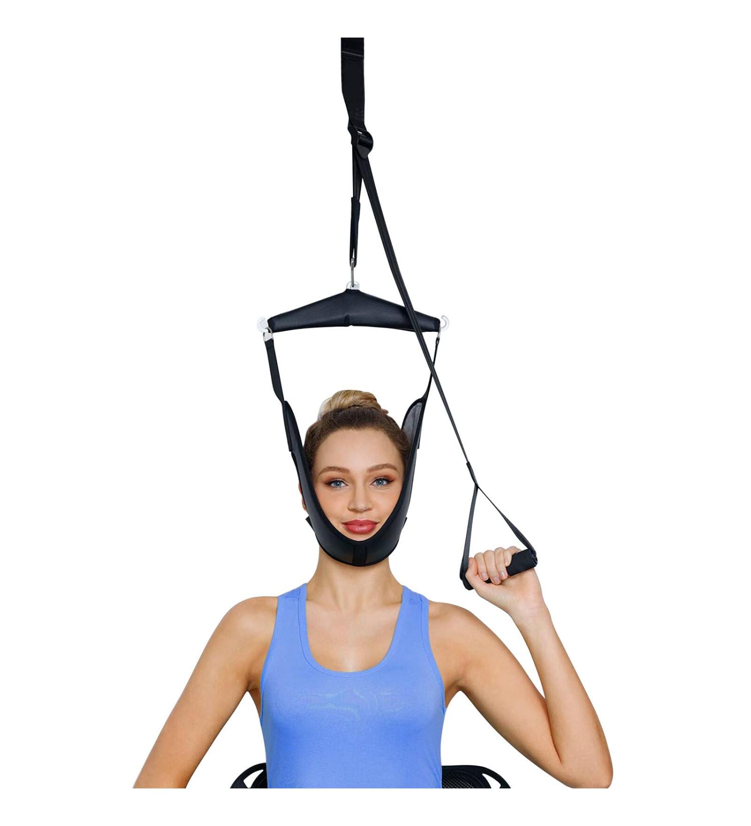 Ruiqas Portable Over the Door Neck Traction Device - Neck Decompression Stretcher for Pain Relief | International Shipping Available - Buy Online on GoSupps.com