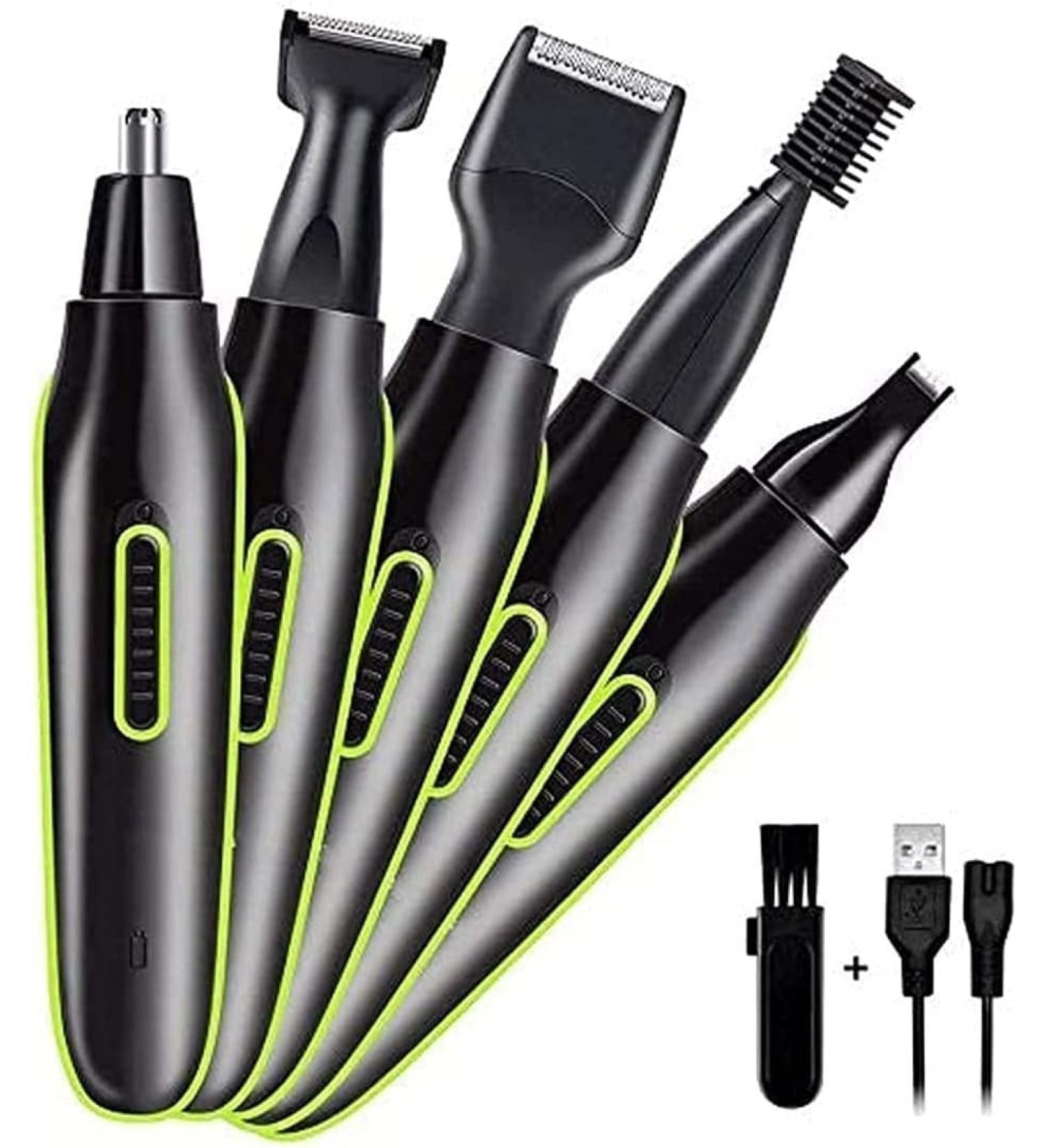5 in 1 Ear Nose Hair Trimmer for Men & Women - Electric Facial Hair Trimmer with Waterproof Stainless Steel Blades - Buy Online on GoSupps.com