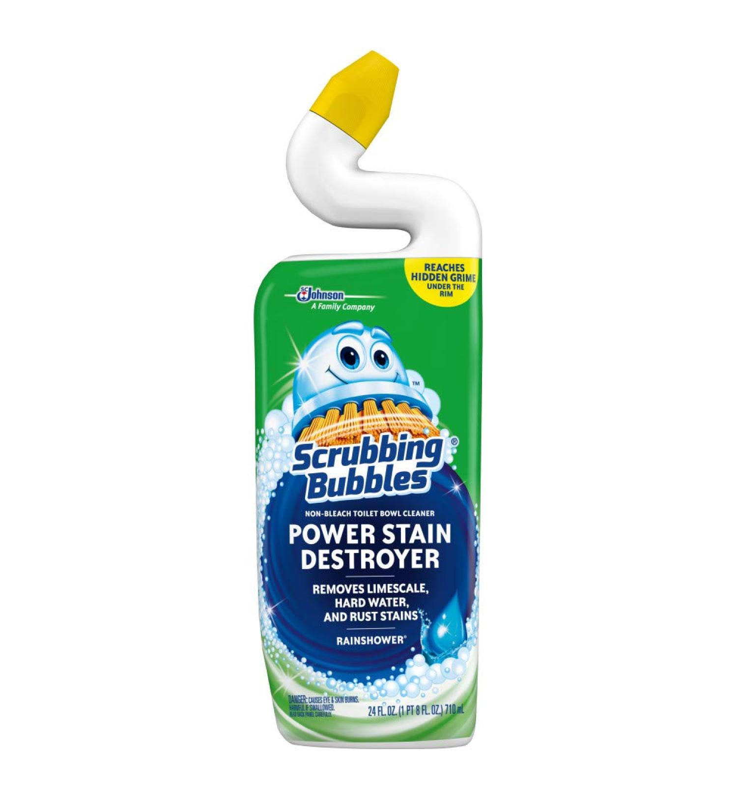 Scrubbing Bubbles Toilet Bowl Cleaner 24 oz - Removes Limescale, Hard Water Stains - Rainshower Scent - Buy Online on GoSupps.com