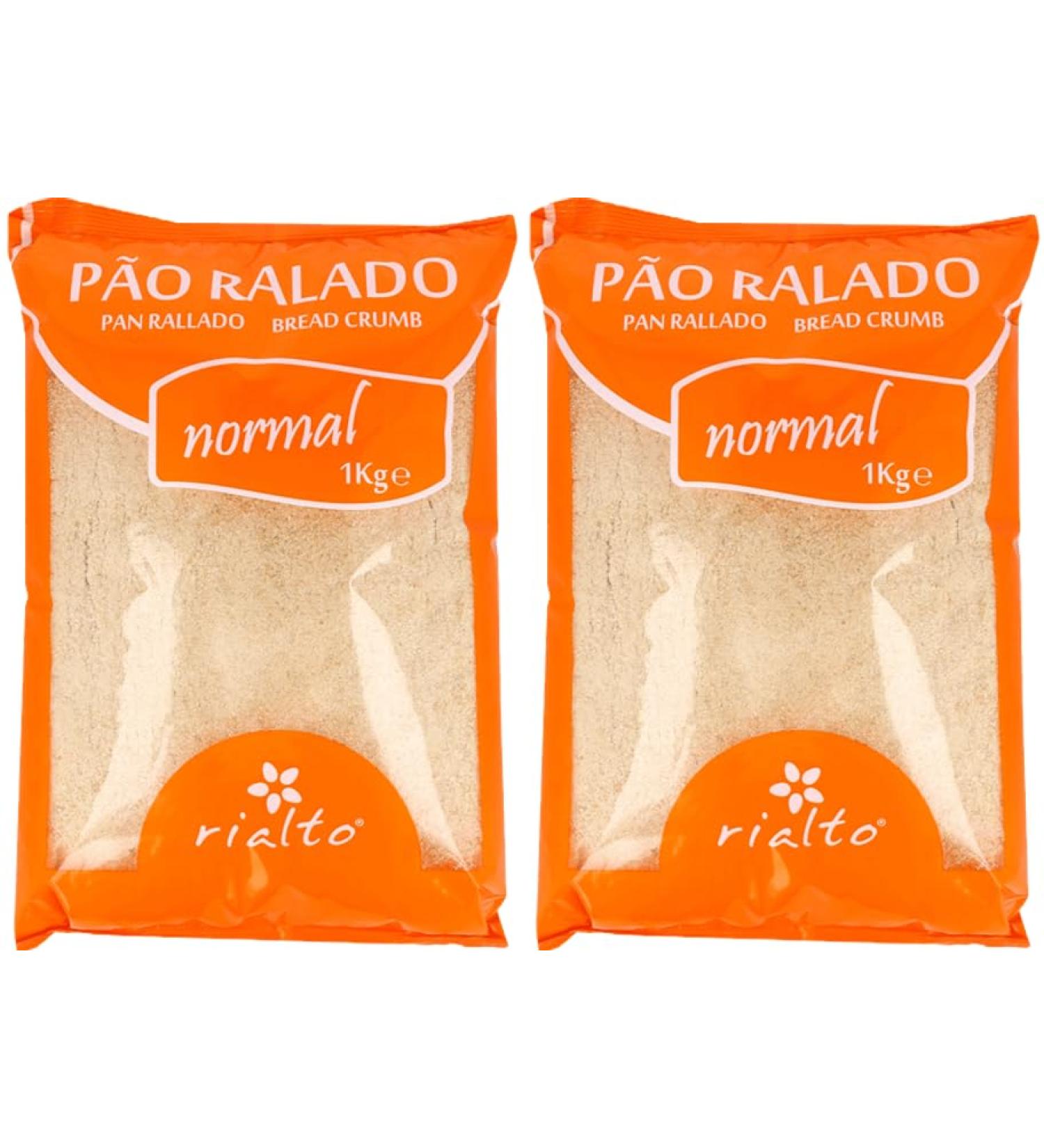 Exclusive Portuguese Rialto Breadcrumbs/P o Ralado - 1kg - Pack of 2 (2kg)