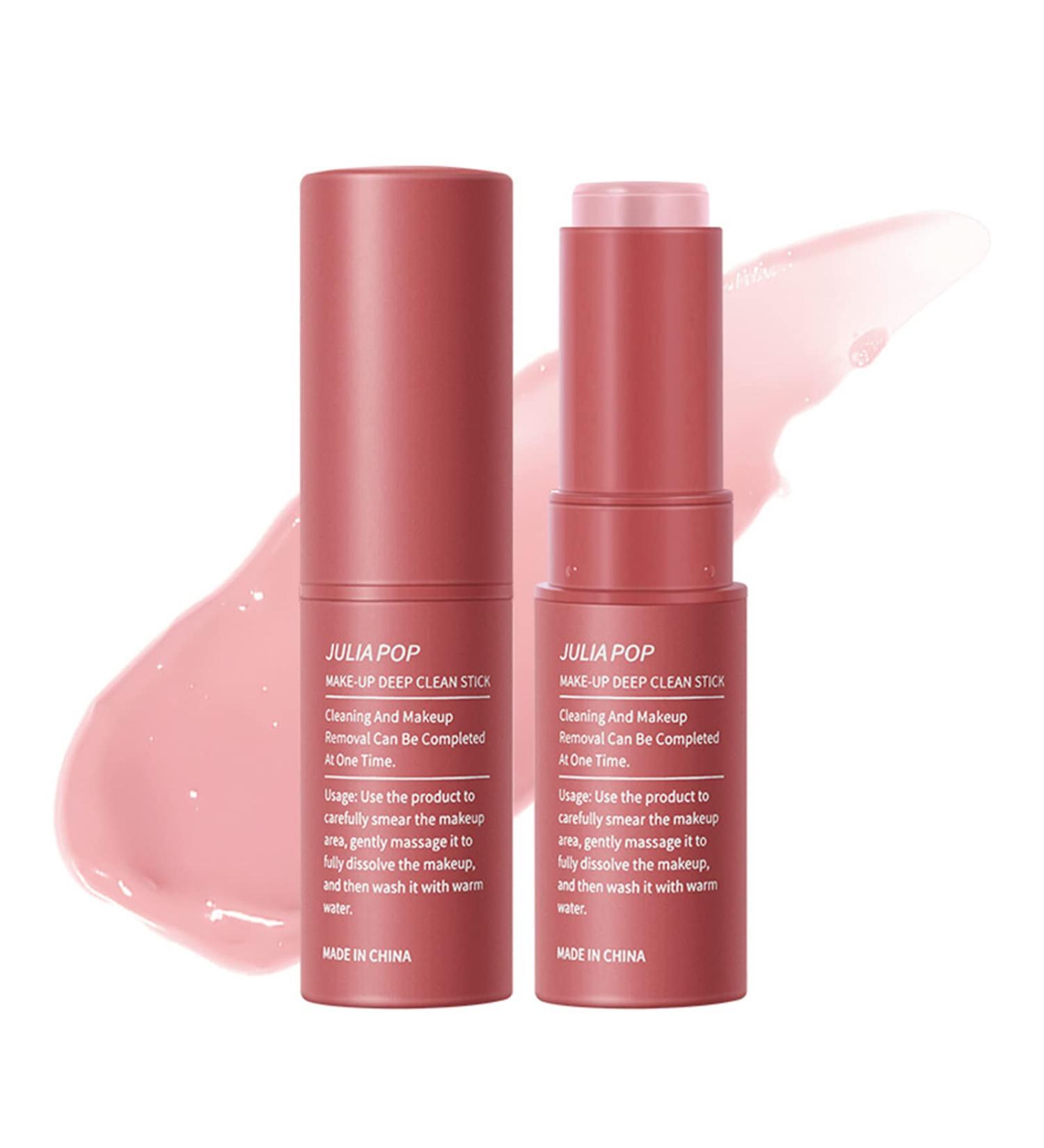 BHUEHSS Cleansing Balm Makeup Remover Stick for Eyes Lips or Face Moisturizing Facial Cleanser Makeup Remover Travel Size - Buy Online on GoSupps.com