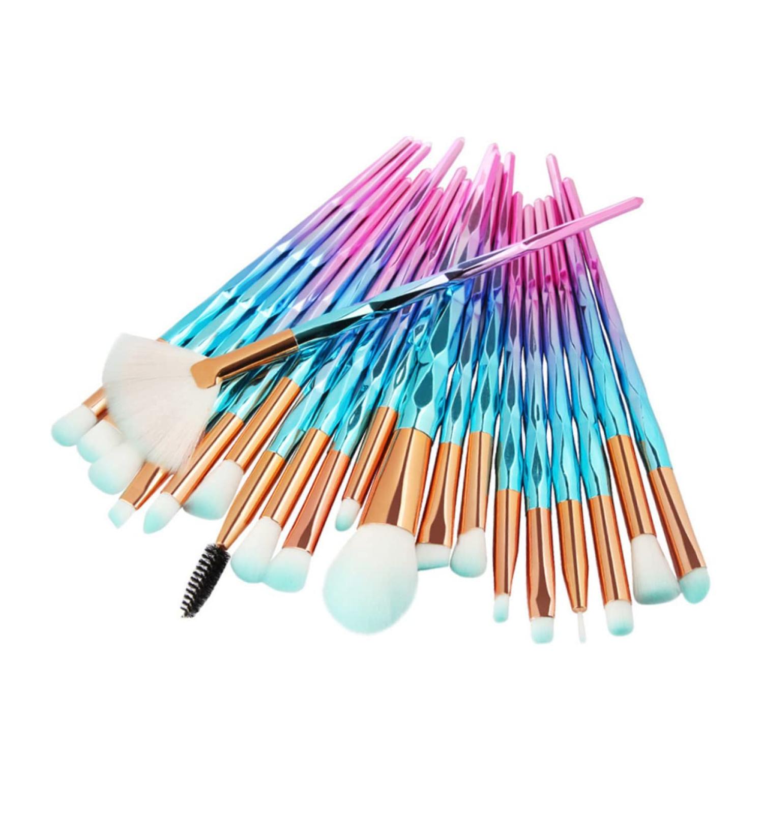 FRCOLOR Eye Shadow Brush Foundation Brush Long Handle Makeup Bristle Make Up Silicone Applicator - Buy Online on GoSupps.com